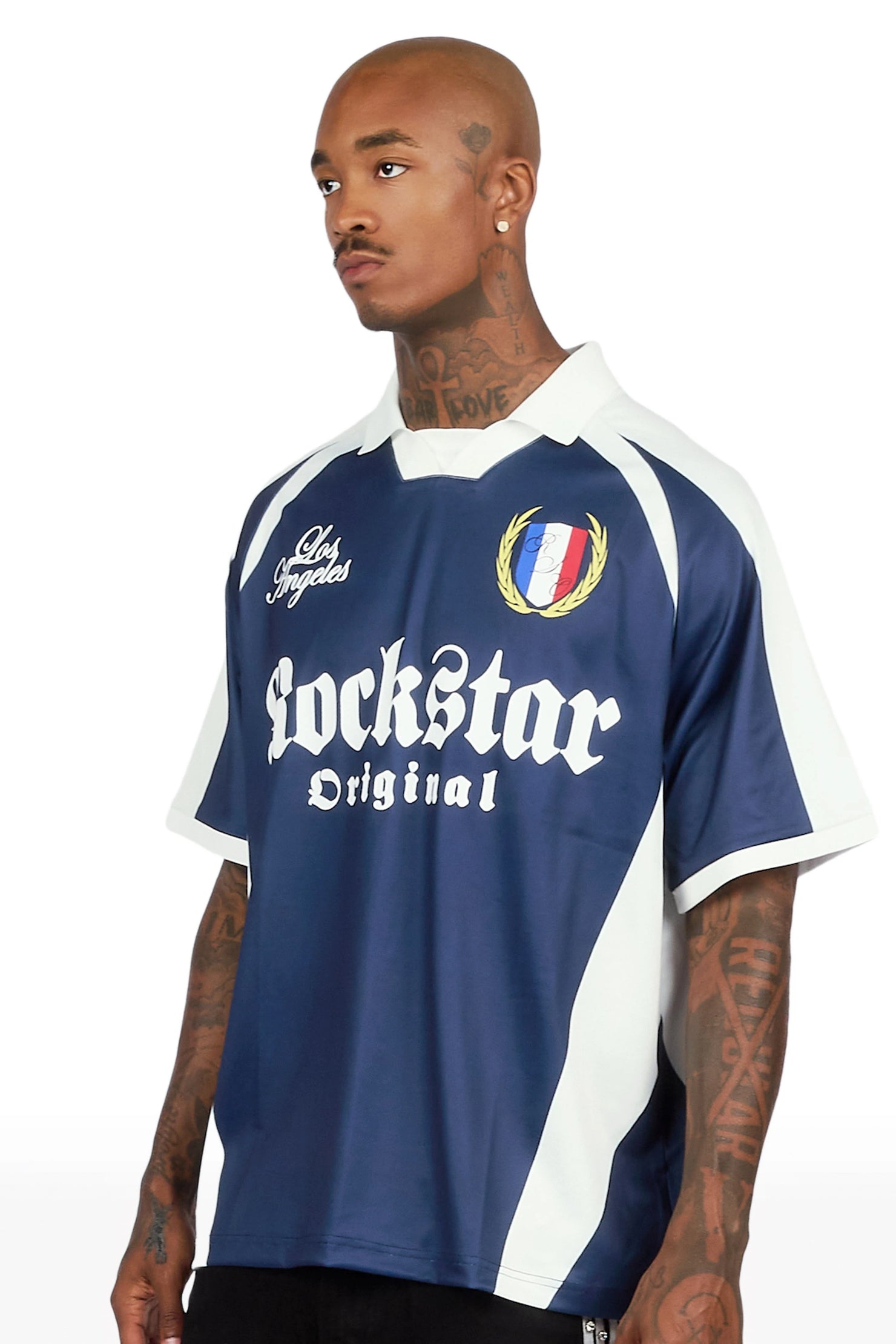 Jetter Navy Graphic Jersey