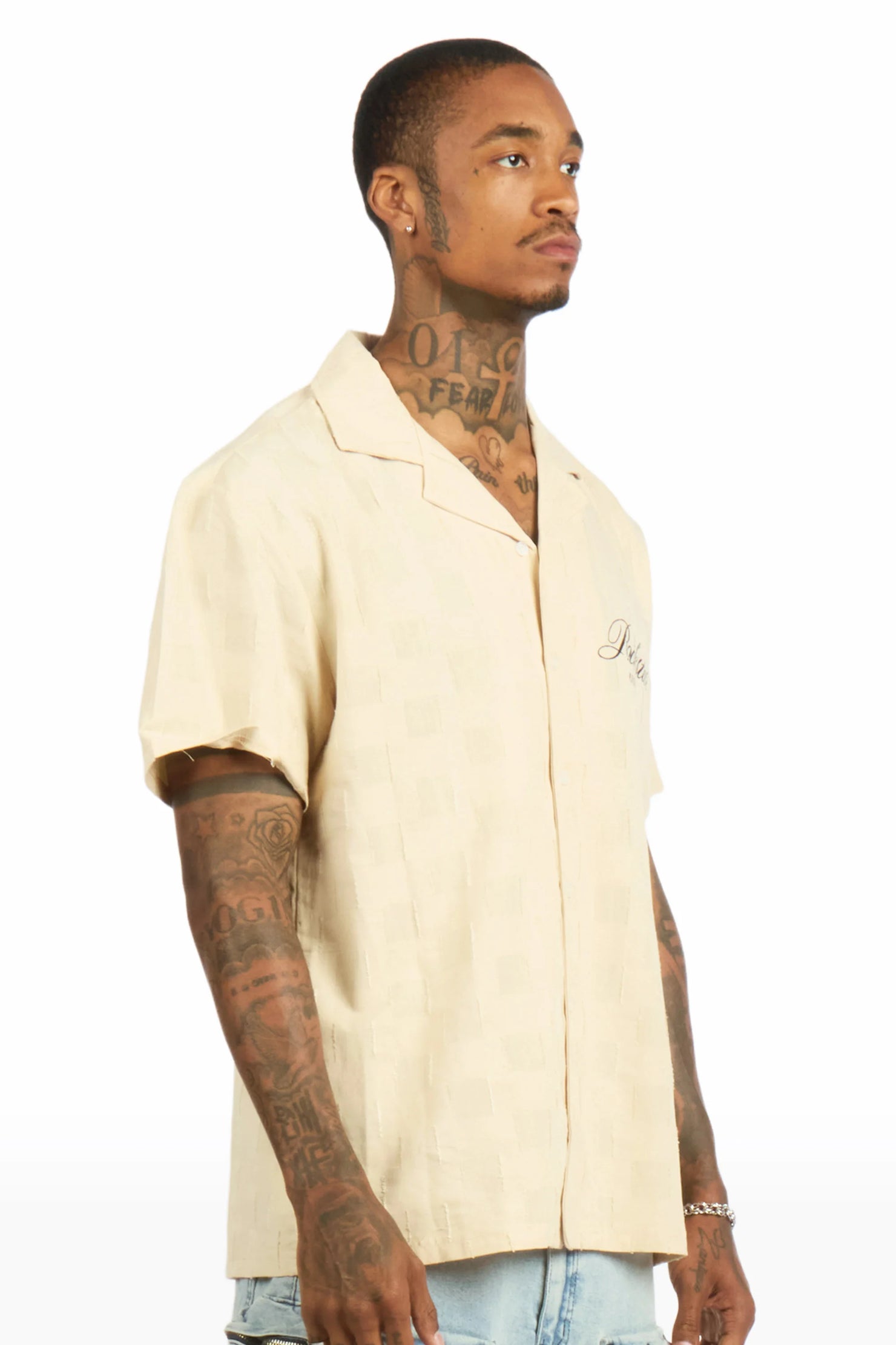 Payne Beige Button Down Shirt