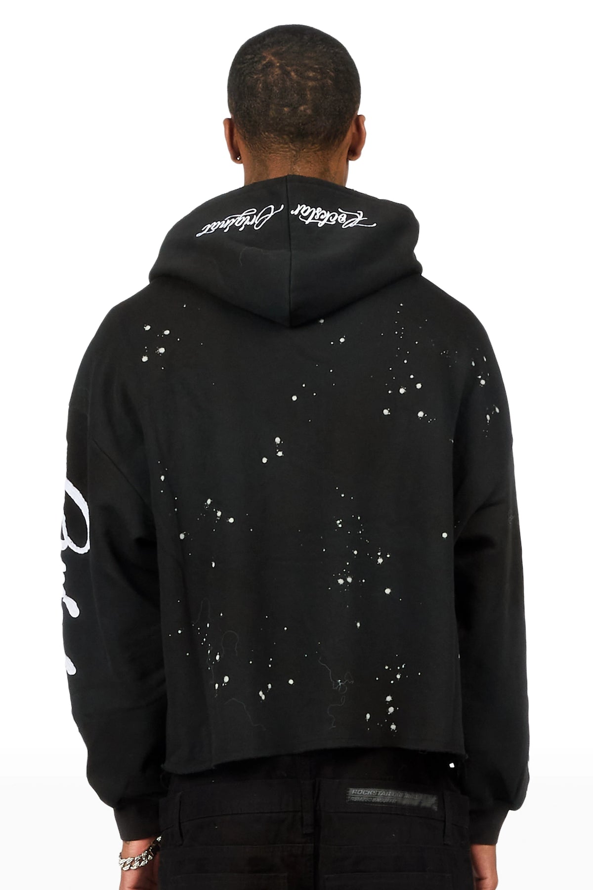 Hanif Black Zip Up Hoodie