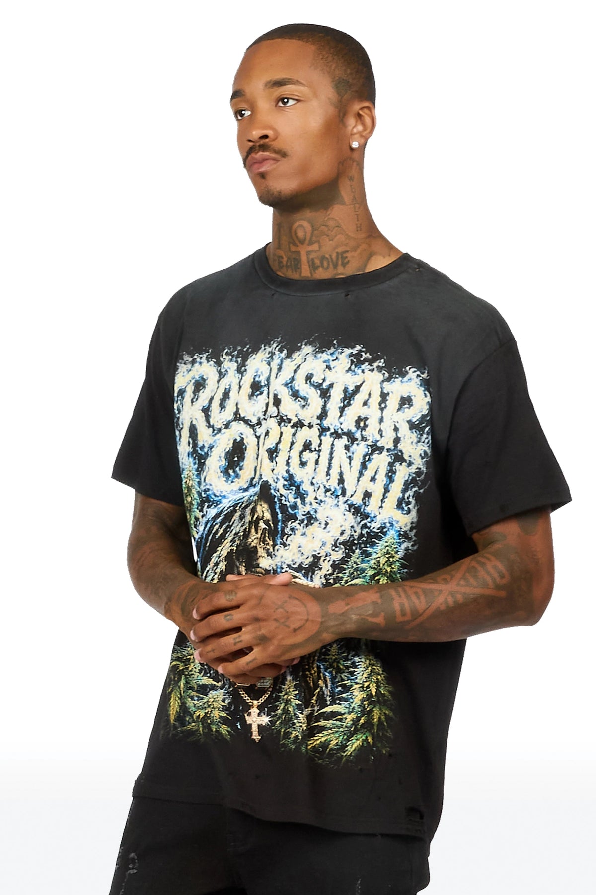 Madden Black Oversized Graphic T-Shirt