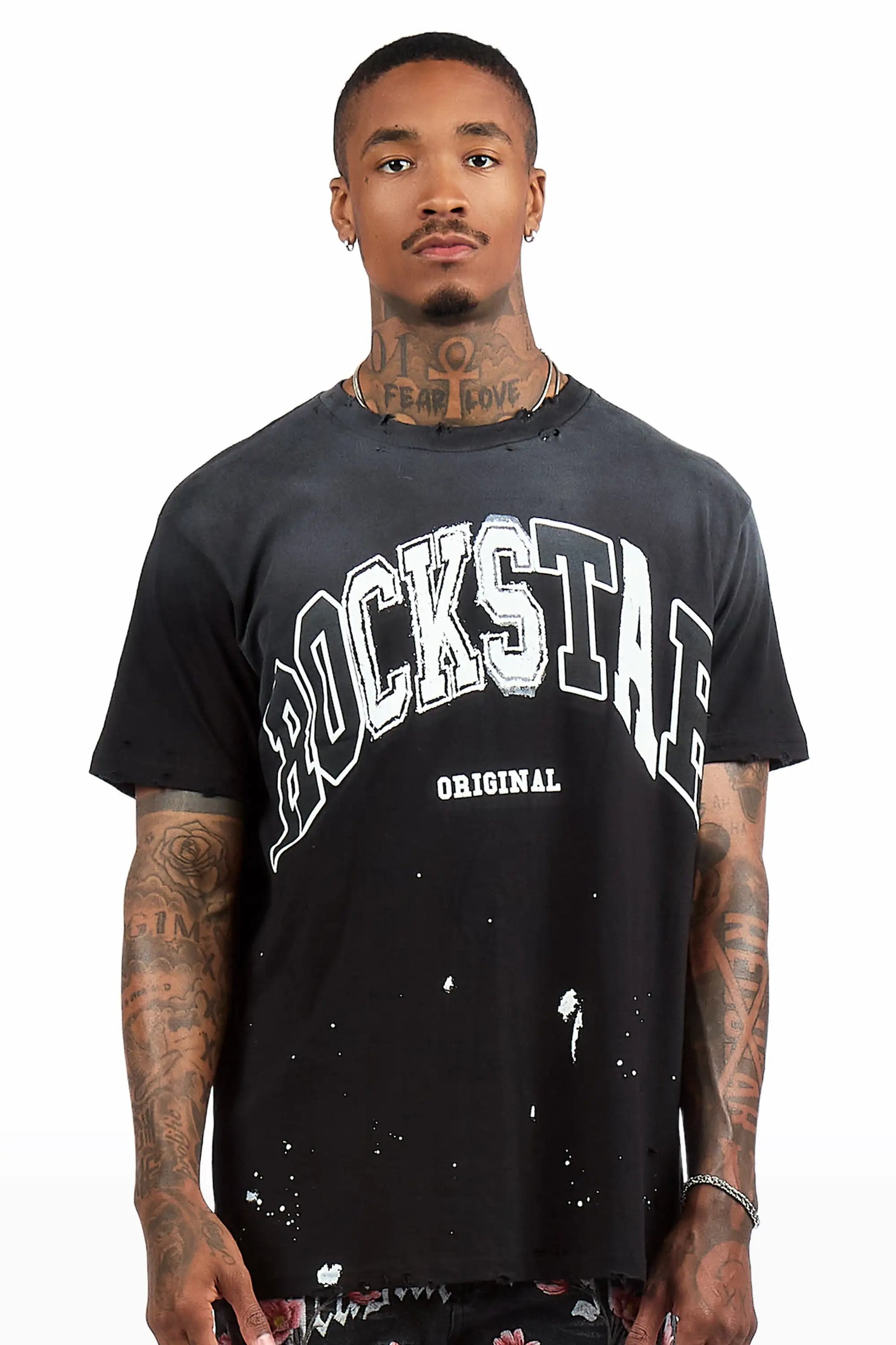 Bodie Black Oversized Graphic T-Shirt