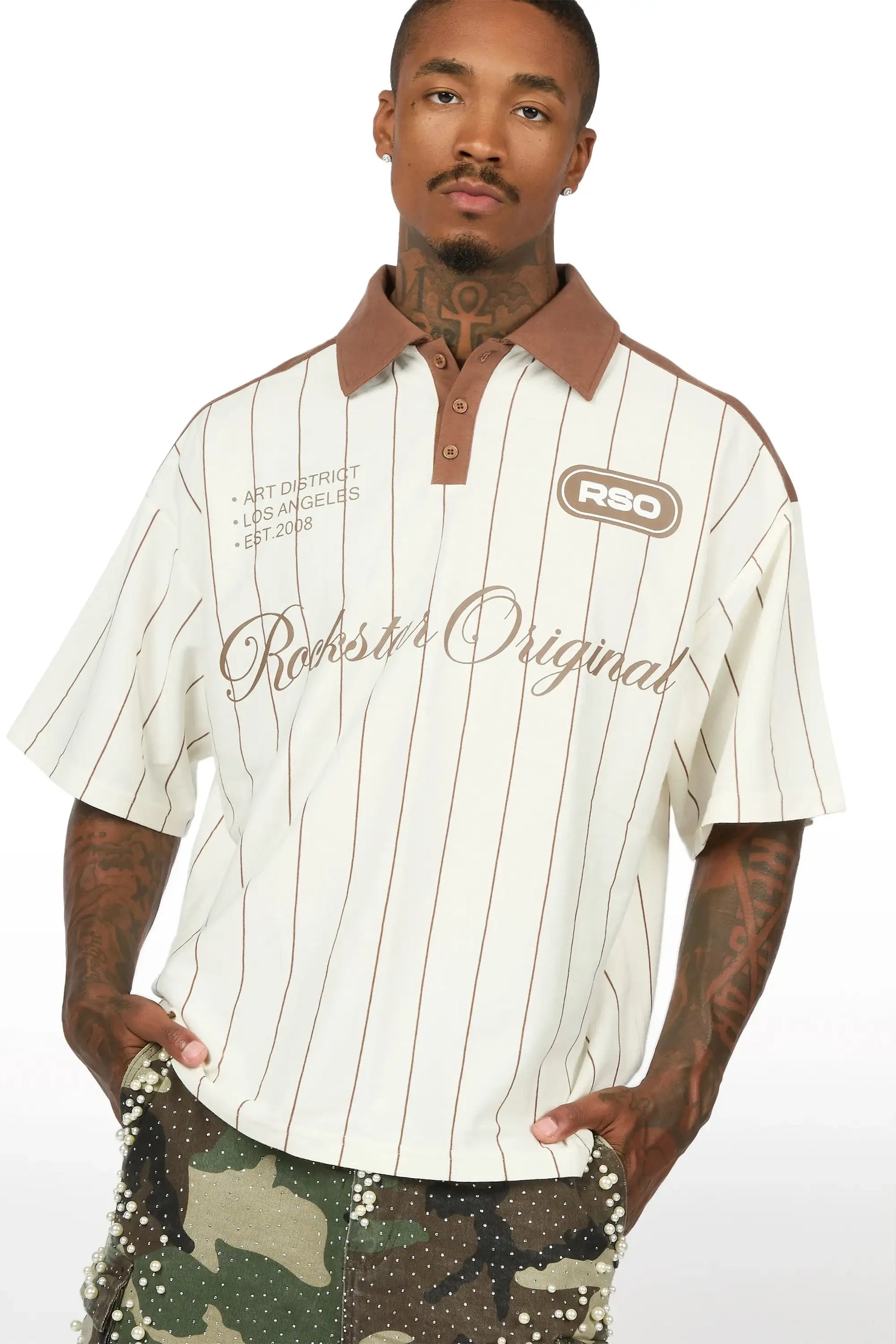 Relo Beige Polo Shirt