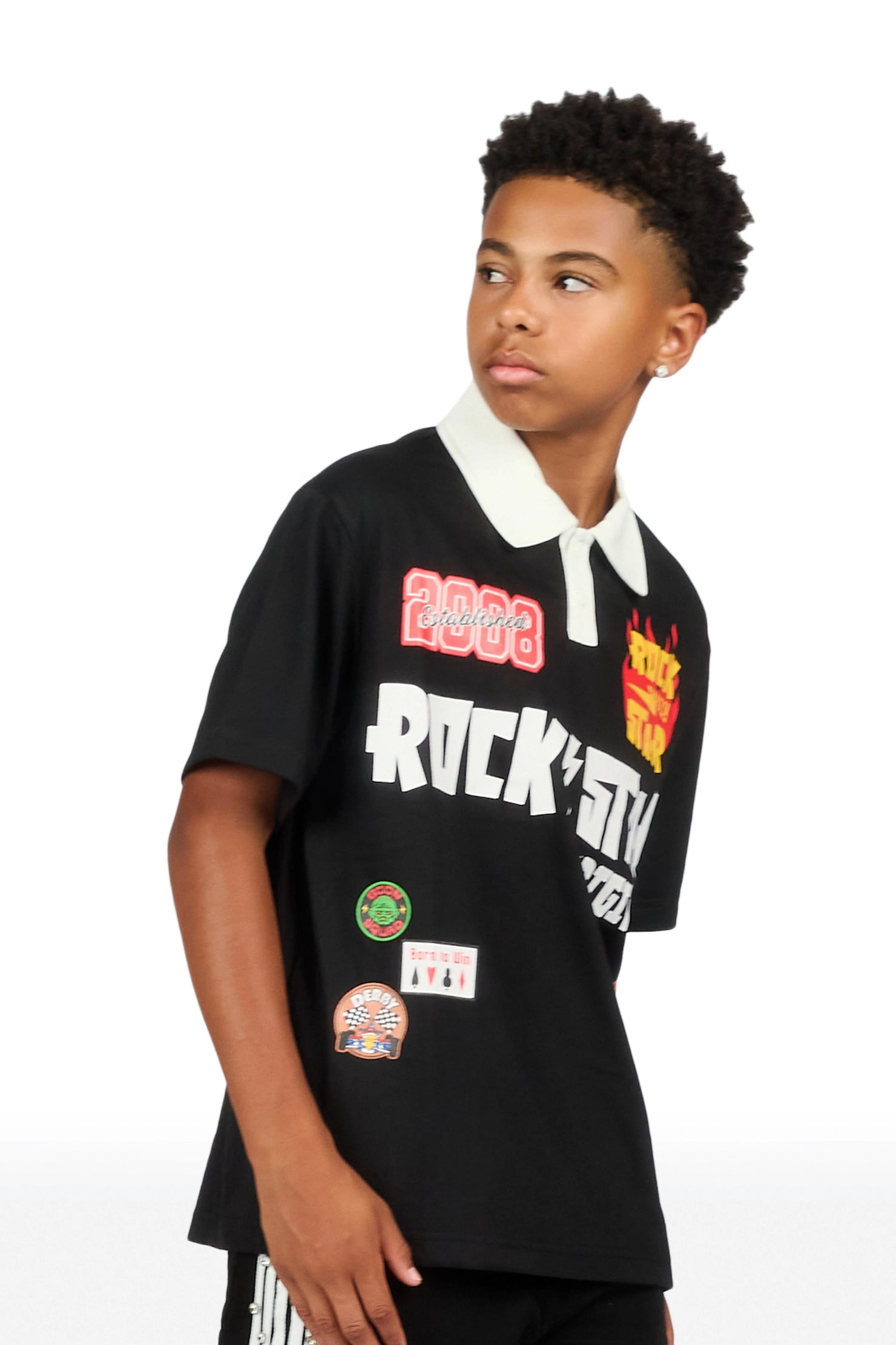 Boys Jimy Black Polo
