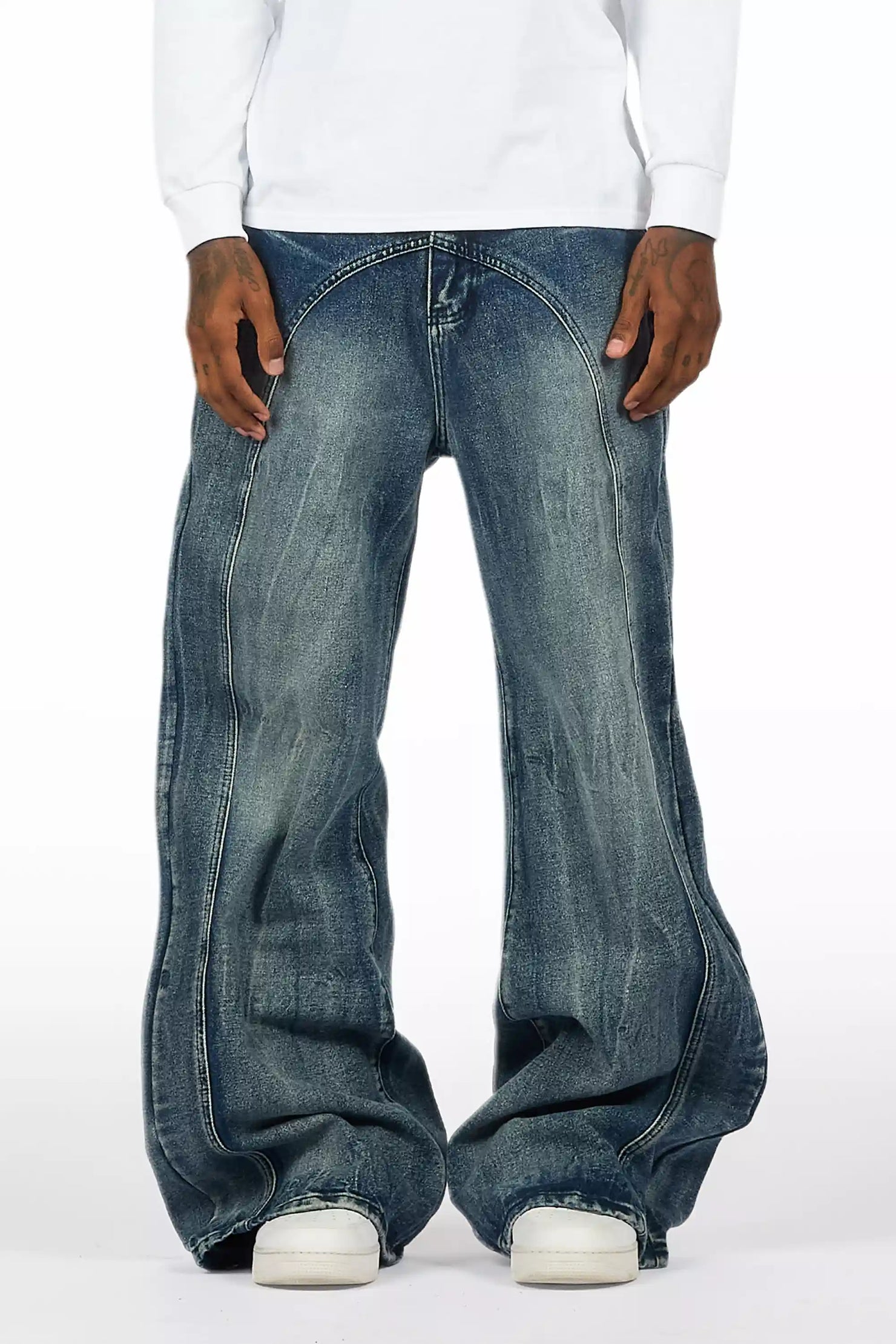 Ballen Blue Baggy Jeans