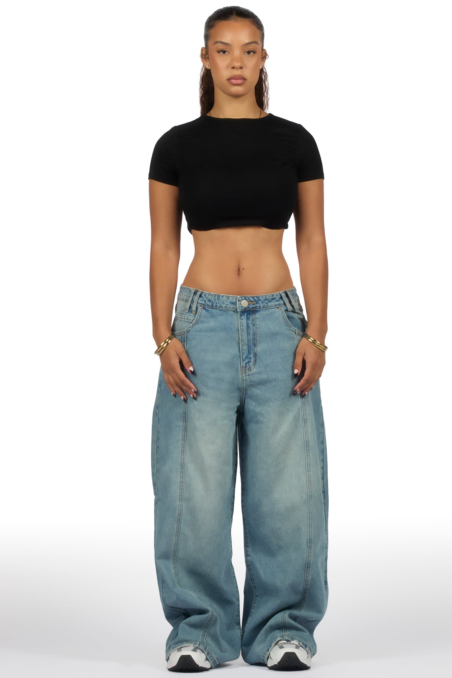 Letitia Light Wash Extra Baggy Jean