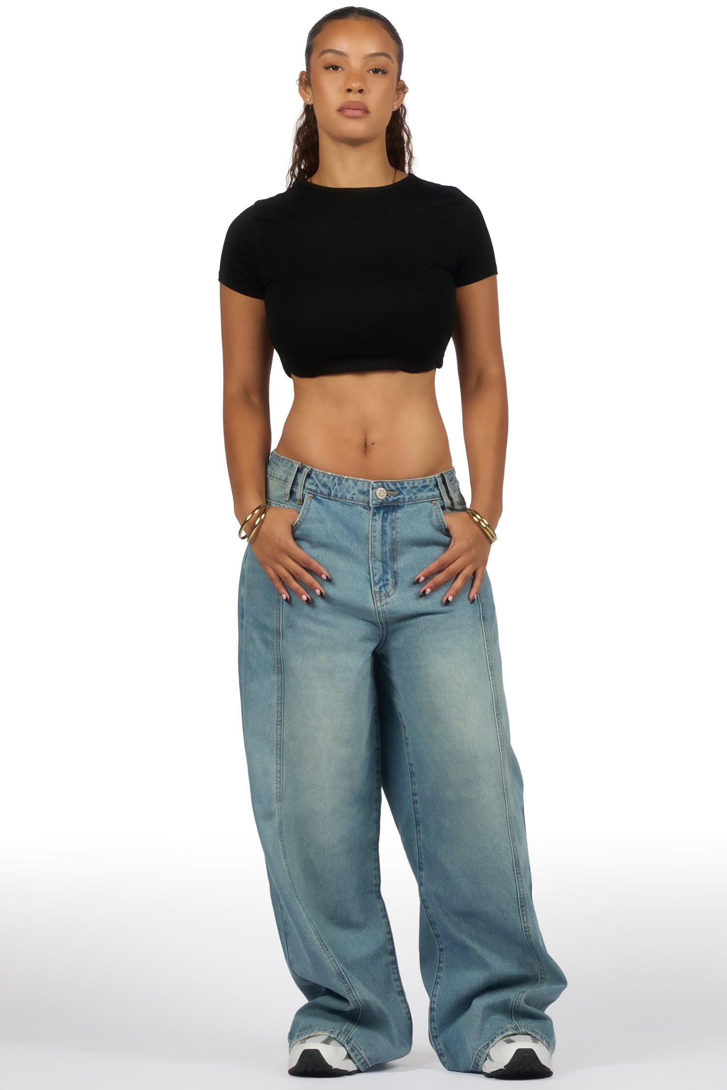 Letitia Light Wash Extra Baggy Jean