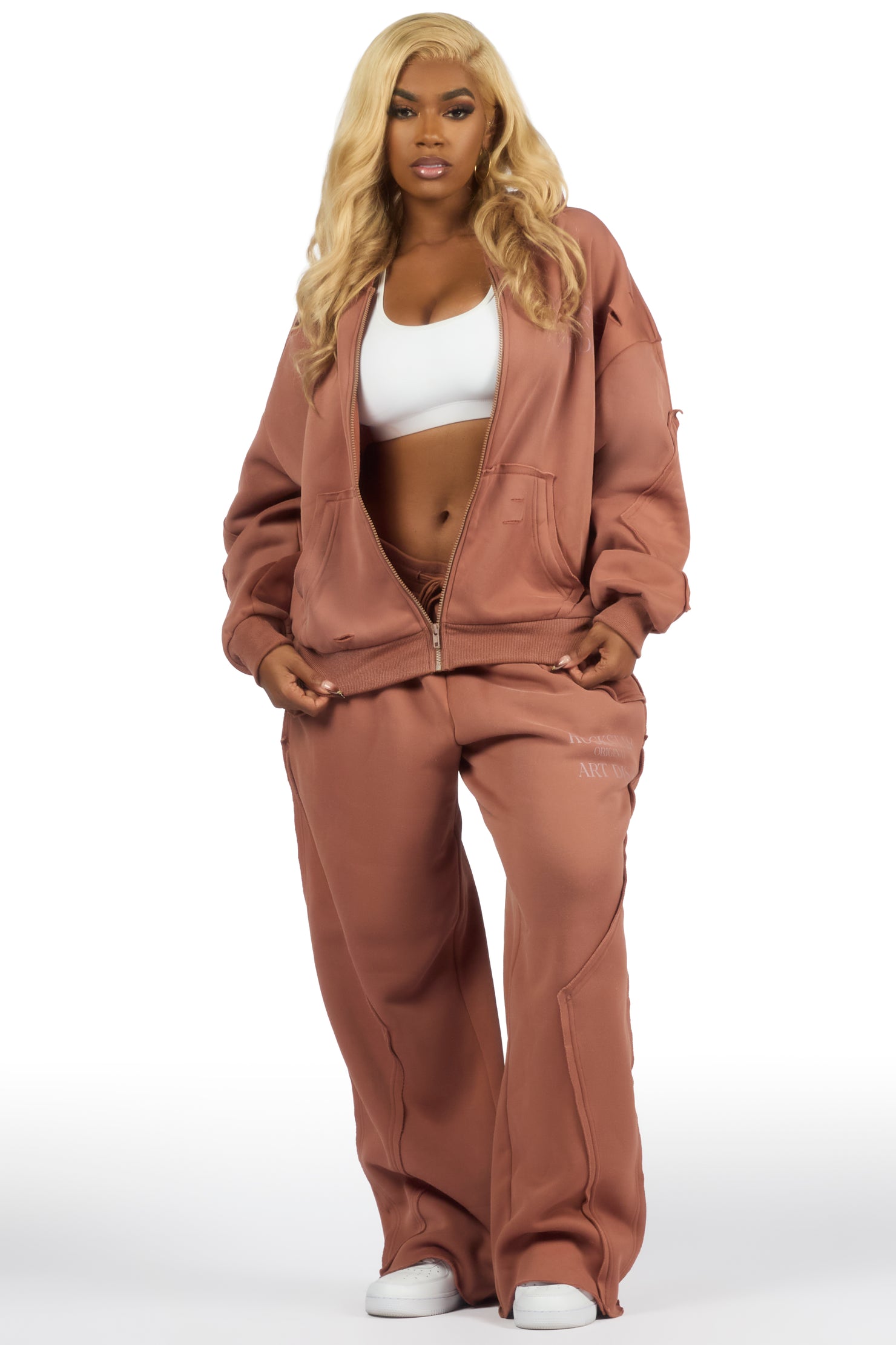 Jernyra Mocha Oversized Track Set