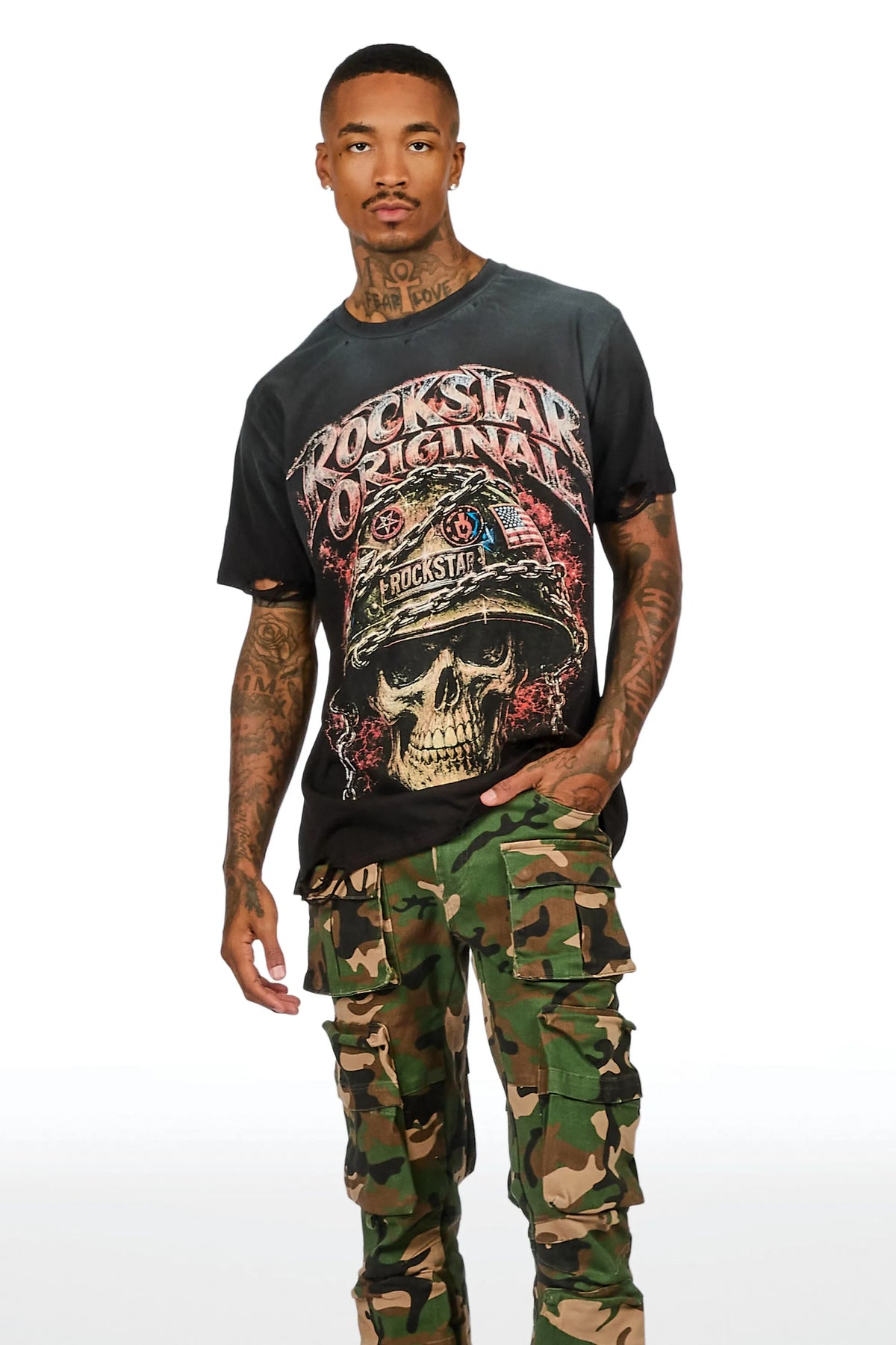 Shepard Camo Cargo Skinny Fit Jean