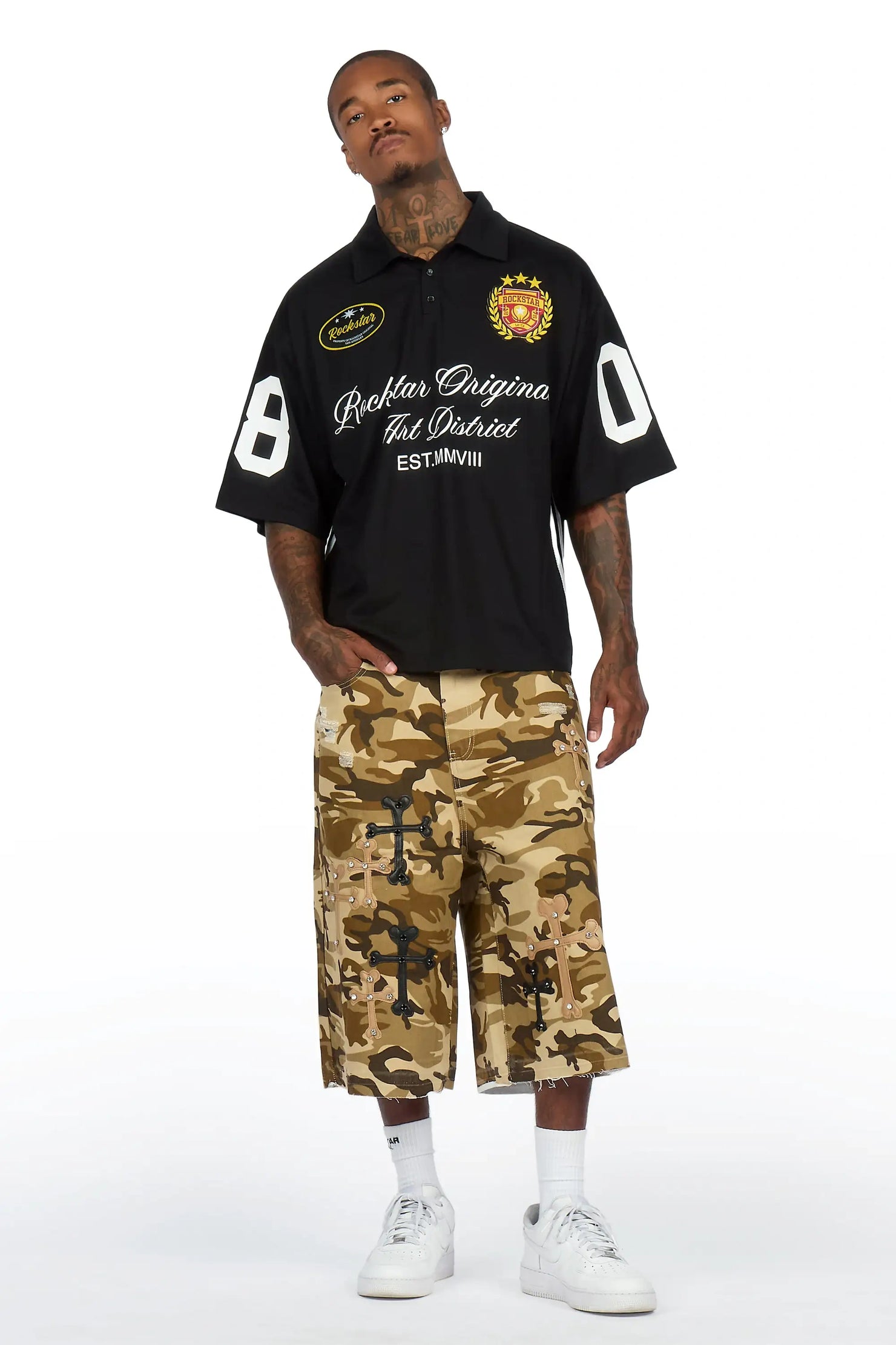 Amiro Black Polo Shirt