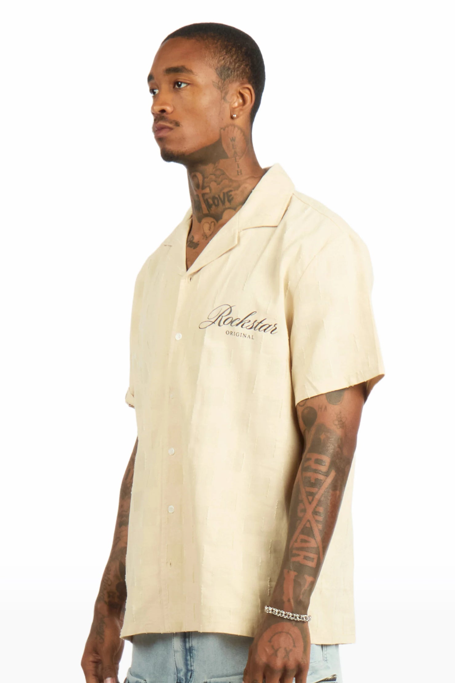 Payne Beige Button Down Shirt