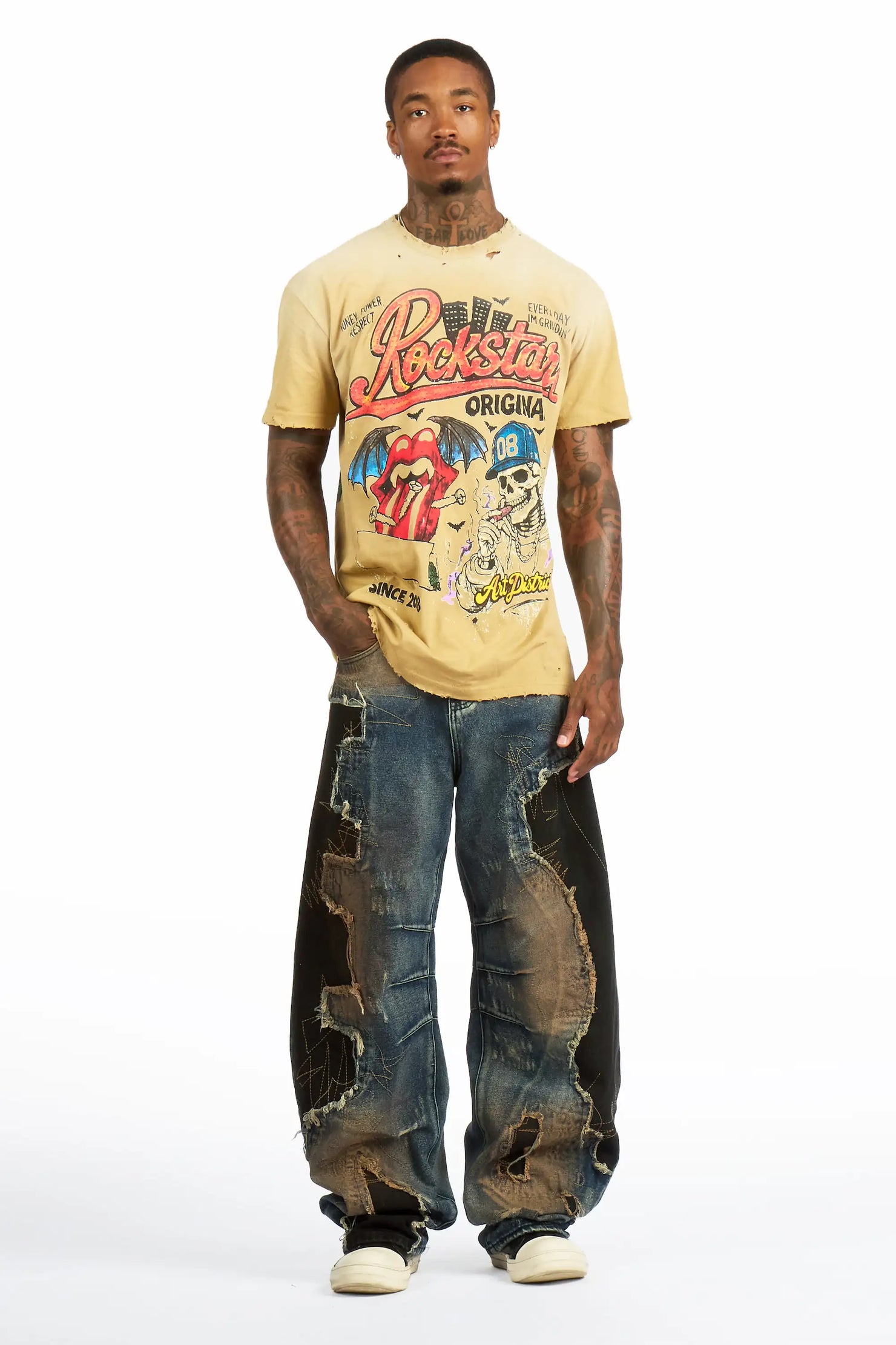 Tylen Blue Barrel Fit Jean