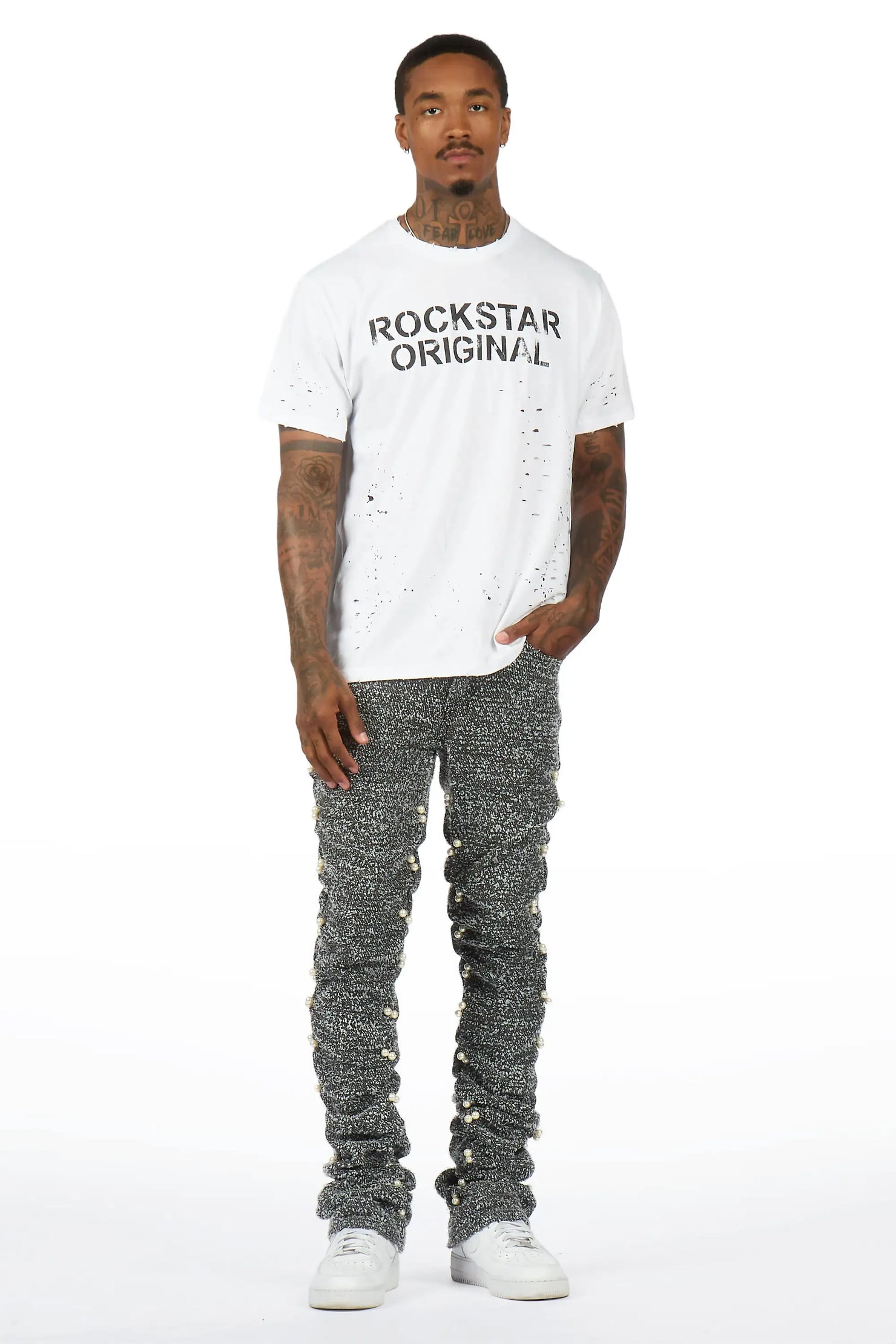 Reign White Oversized Graphic T-Shirt