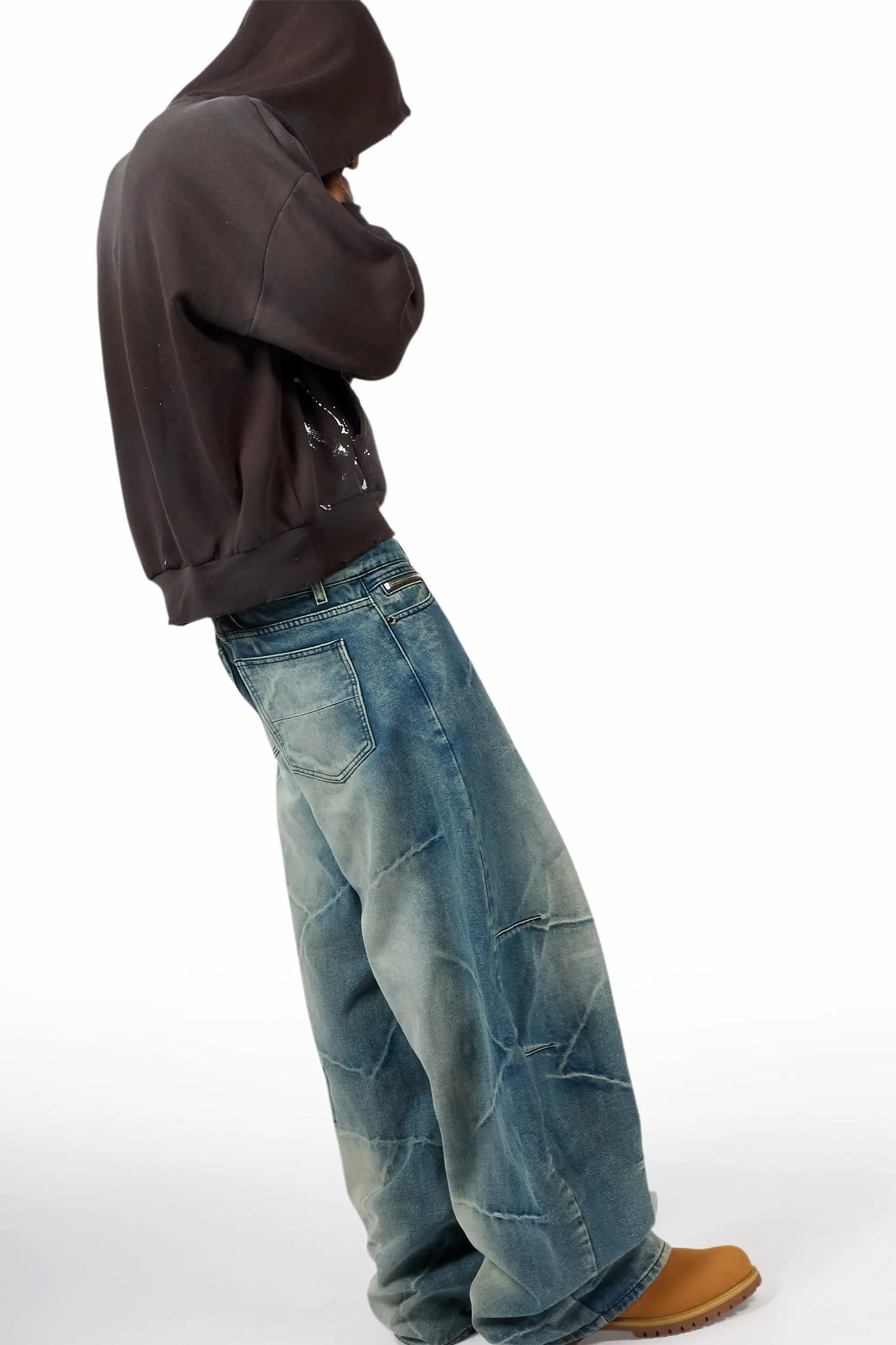 Harlem Blue Barrel Fit Jean