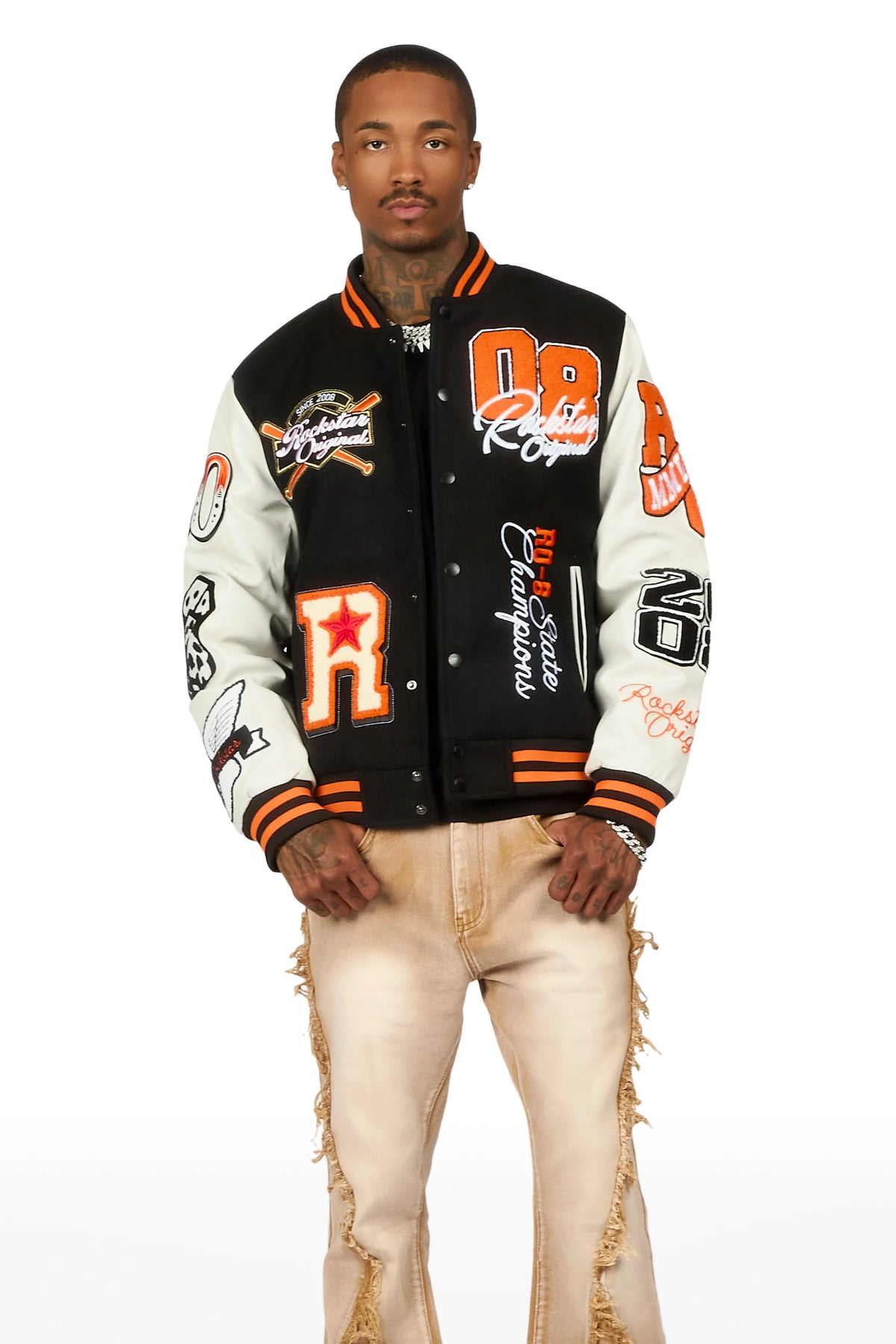 Forbidden Black Varsity Jacket