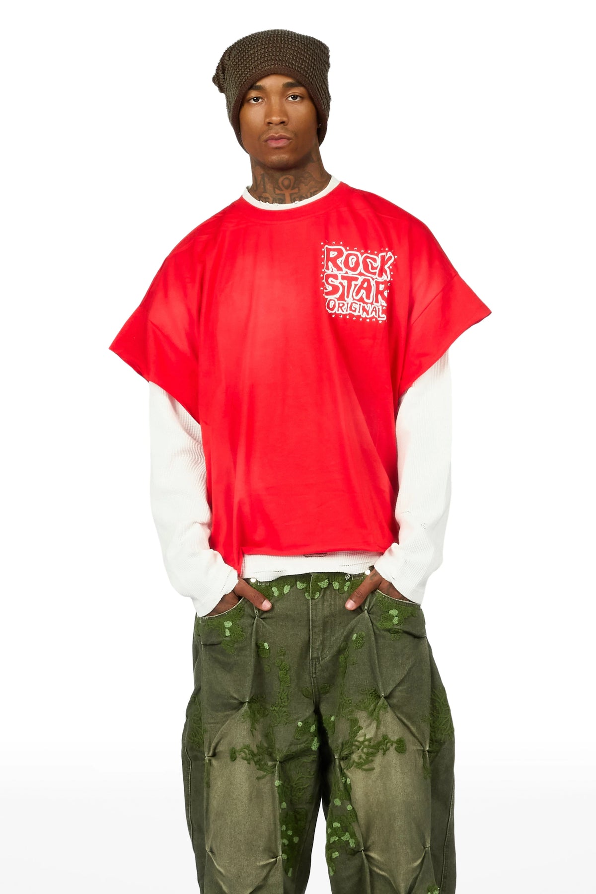 Erving Green Wash Baggy Fit Jean