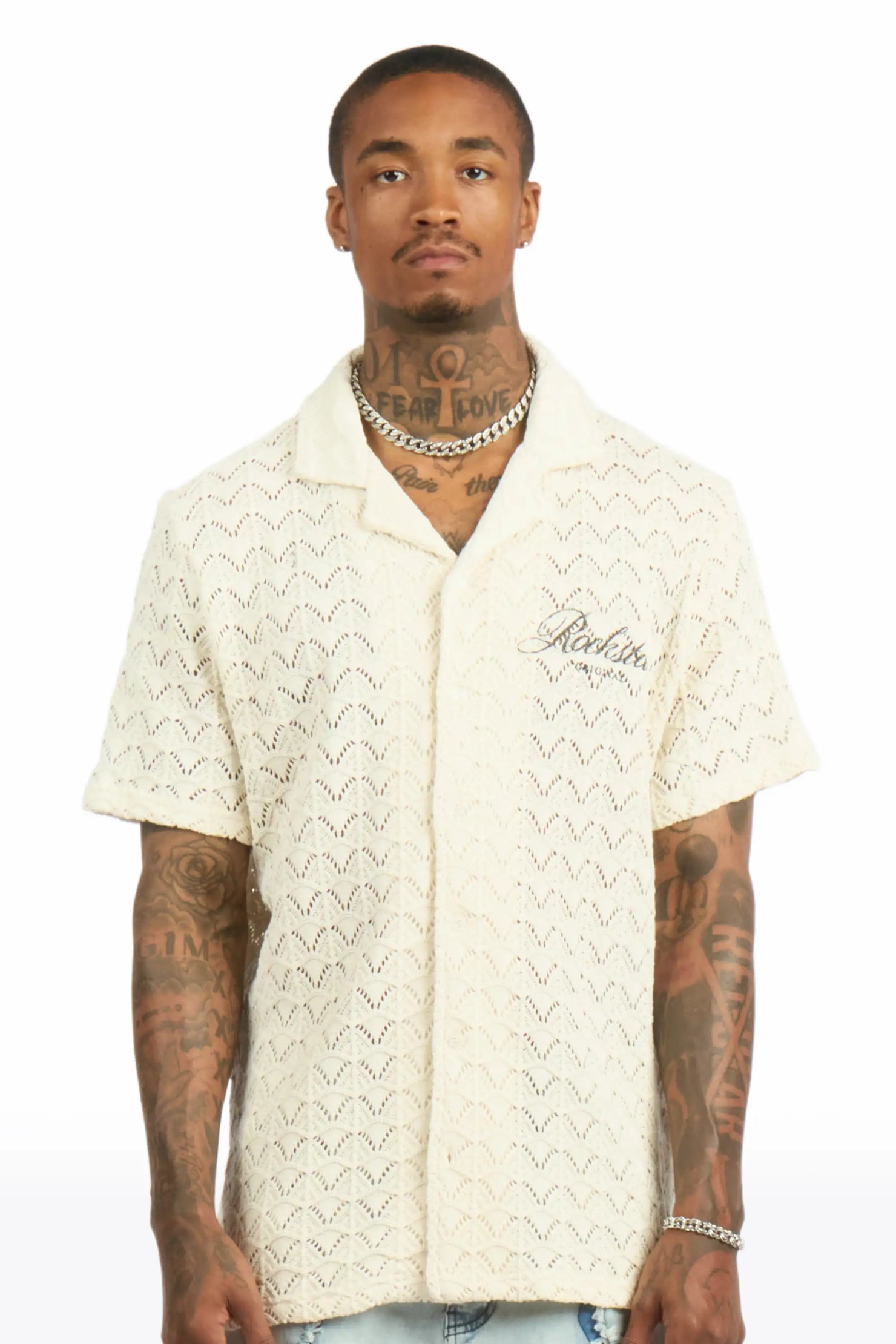Baket Beige Button Down Shirt