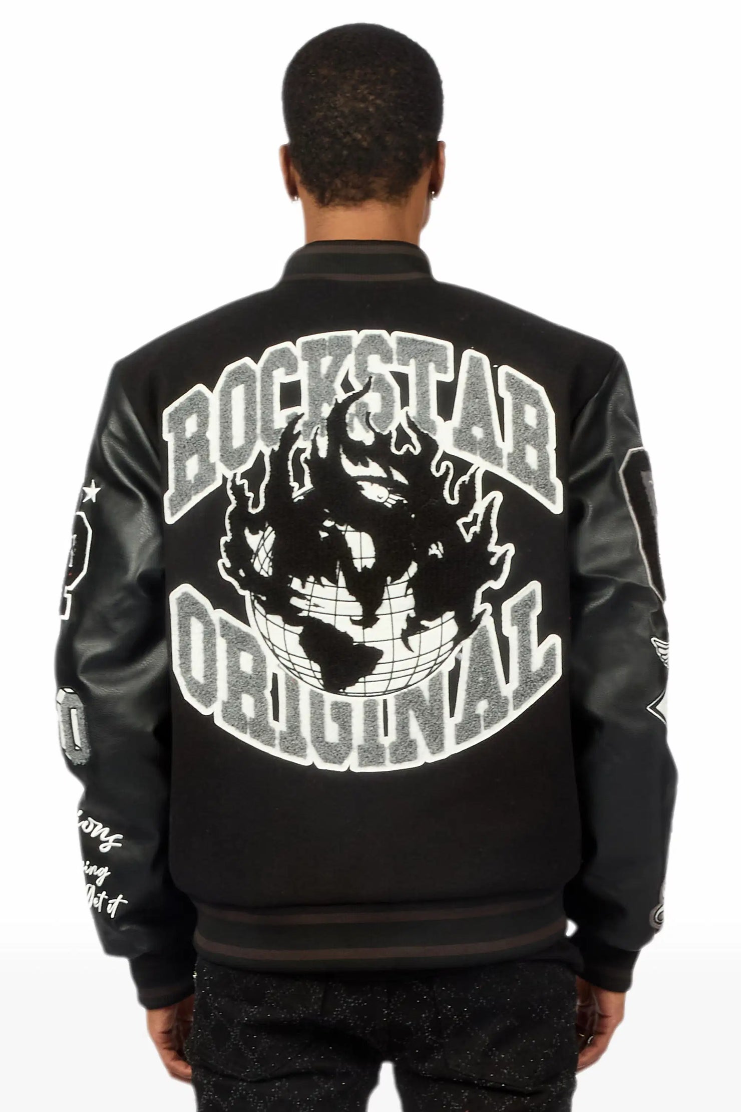 Gallant Black Varsity Jacket