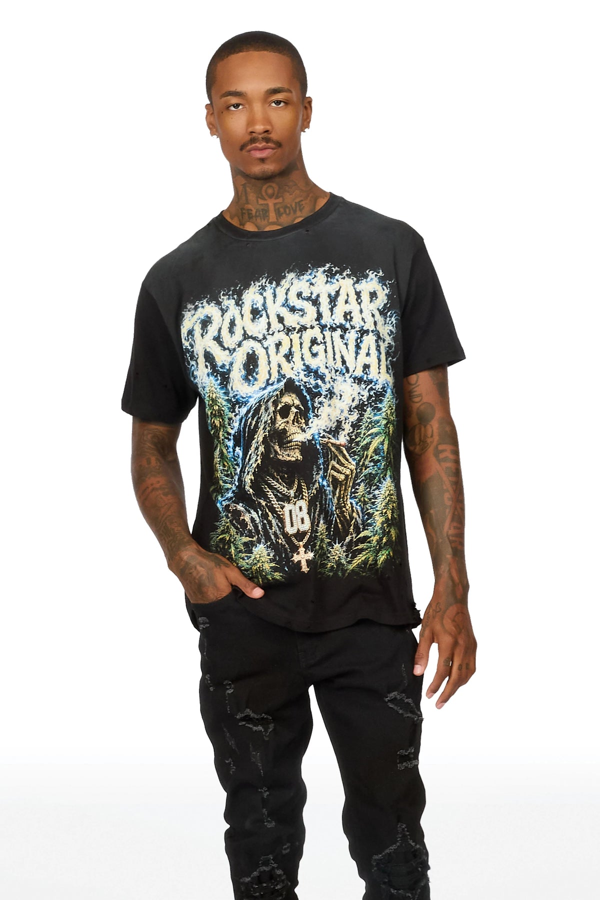 Madden Black Oversized Graphic T-Shirt