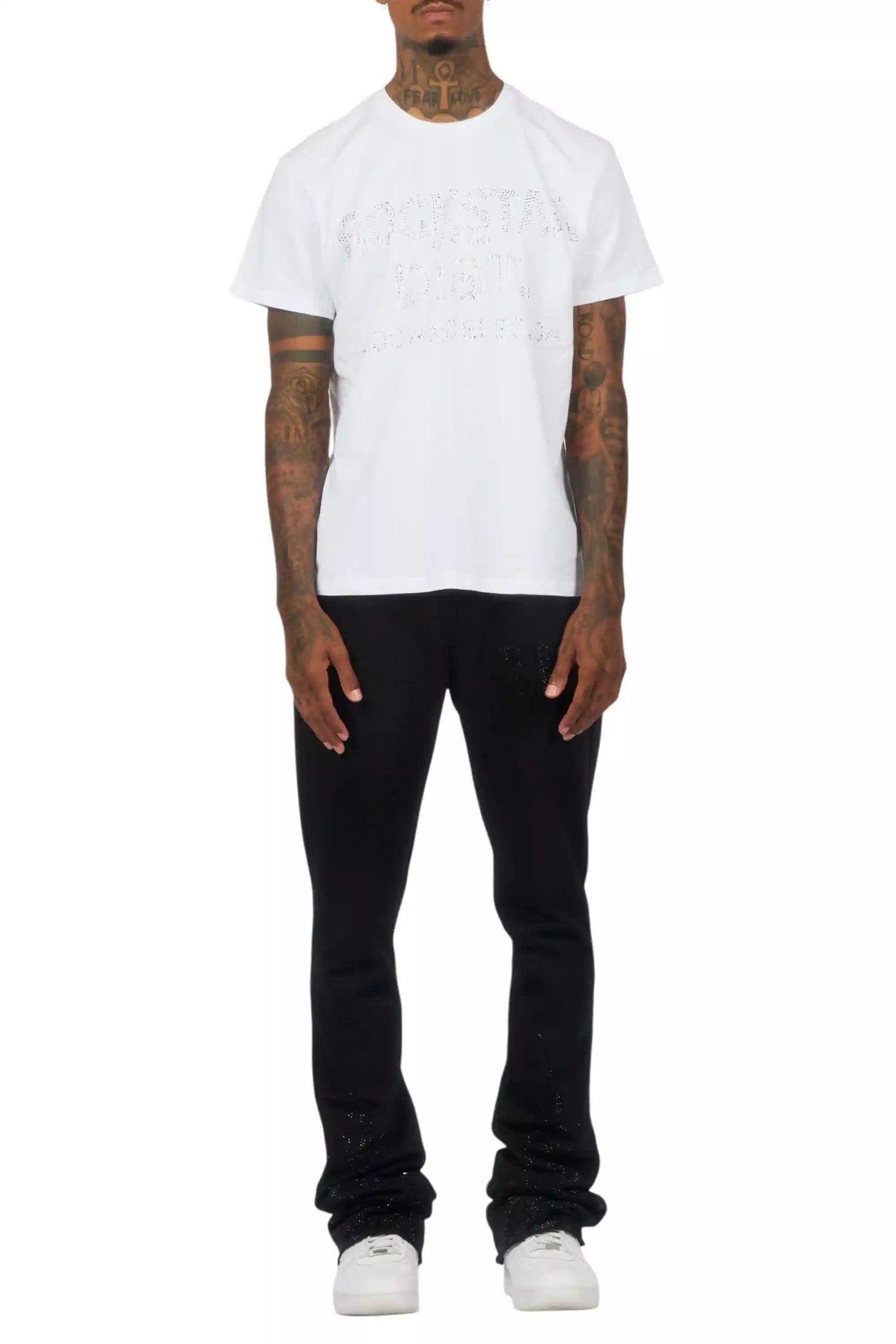 Lake White Rhinestone T-Shirt