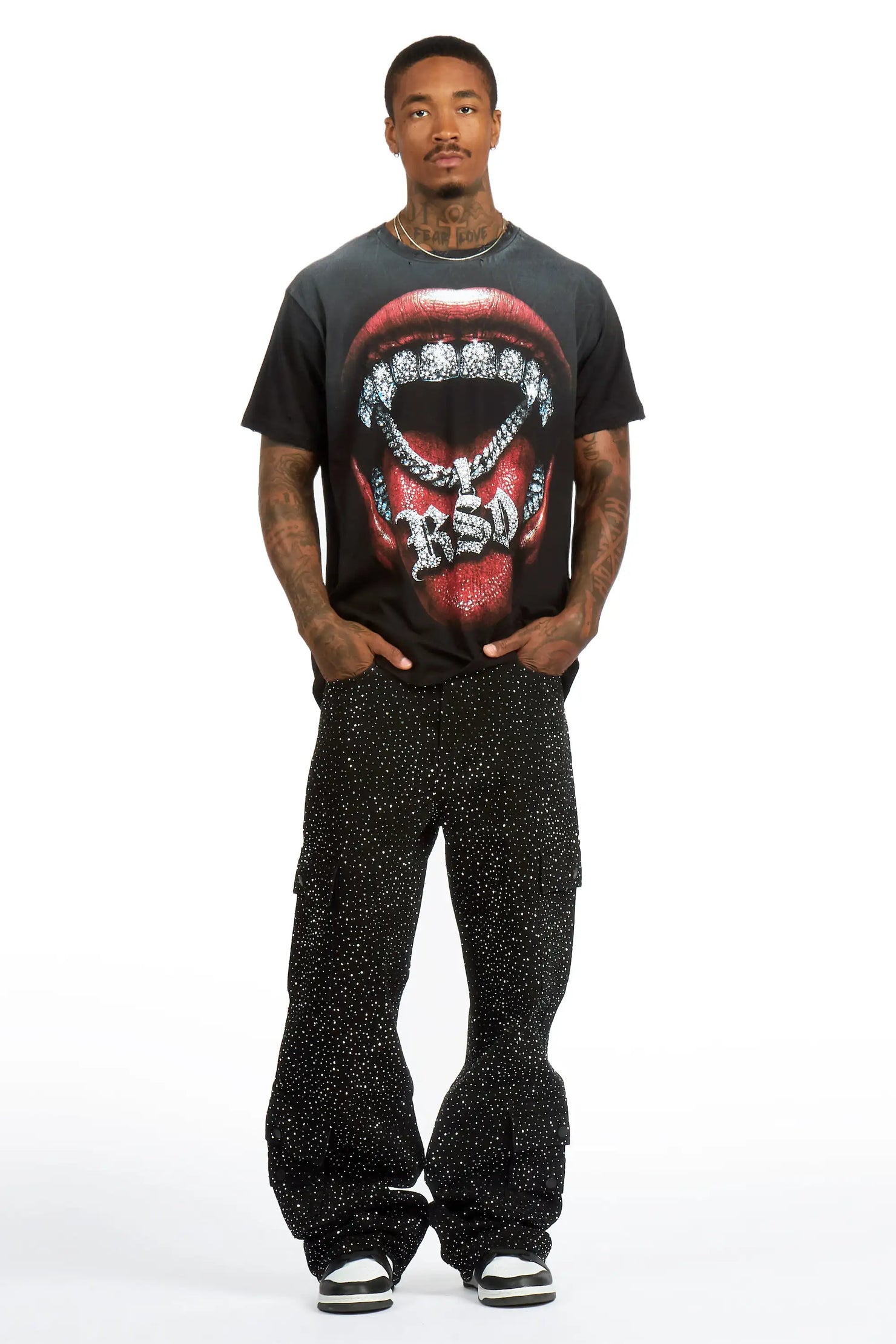 Noctis Black Oversized Graphic T-Shirt