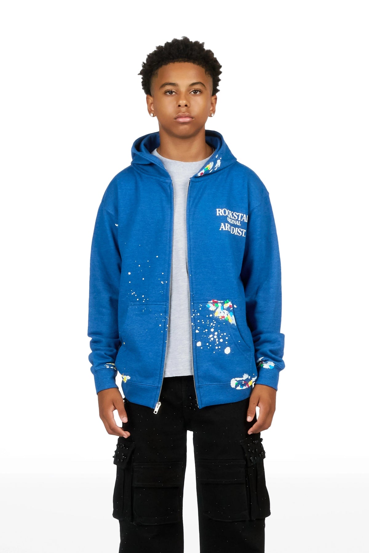 Boys Bryx Black Pearl Baggy Fit Jean