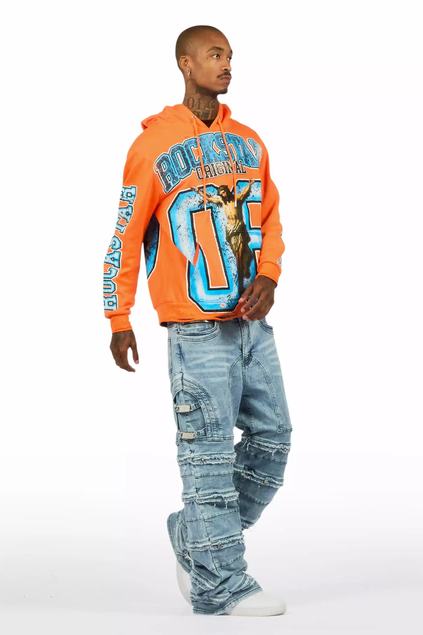 Fotis Blue Baggy Jean