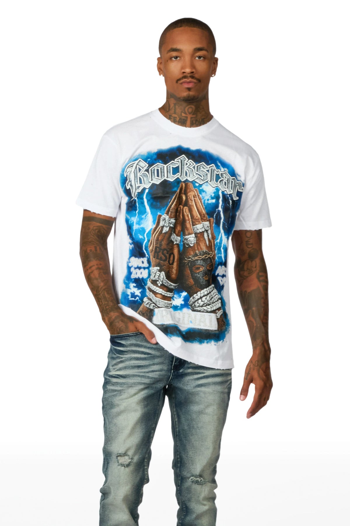 Thorne White Oversized Graphic T-Shirt
