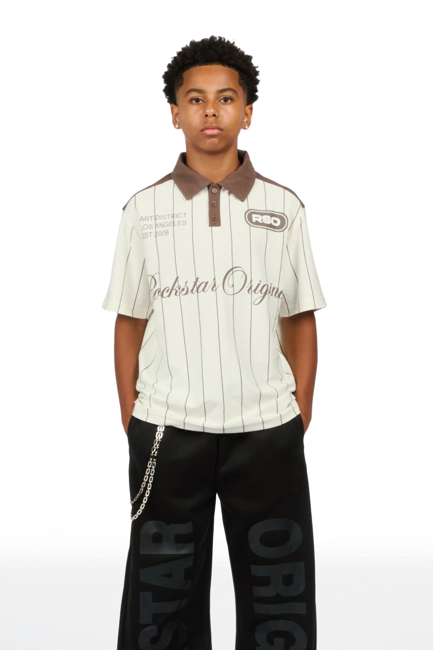 Boys Hazy Black Super Baggy Track Pant