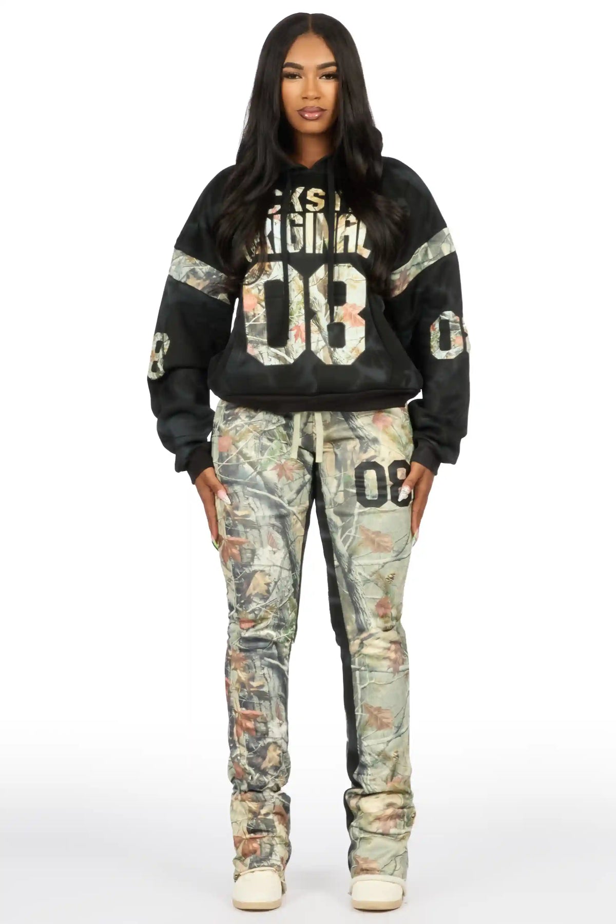 Eniyha Black/Camo Stacked Trackset