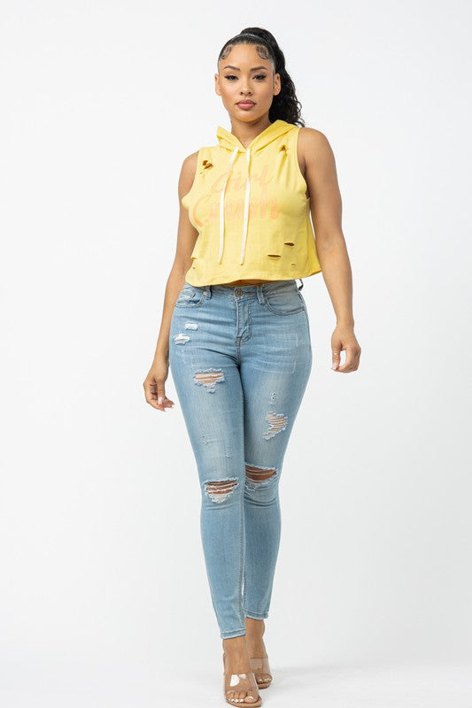 Alexcia Yellow Tank Top