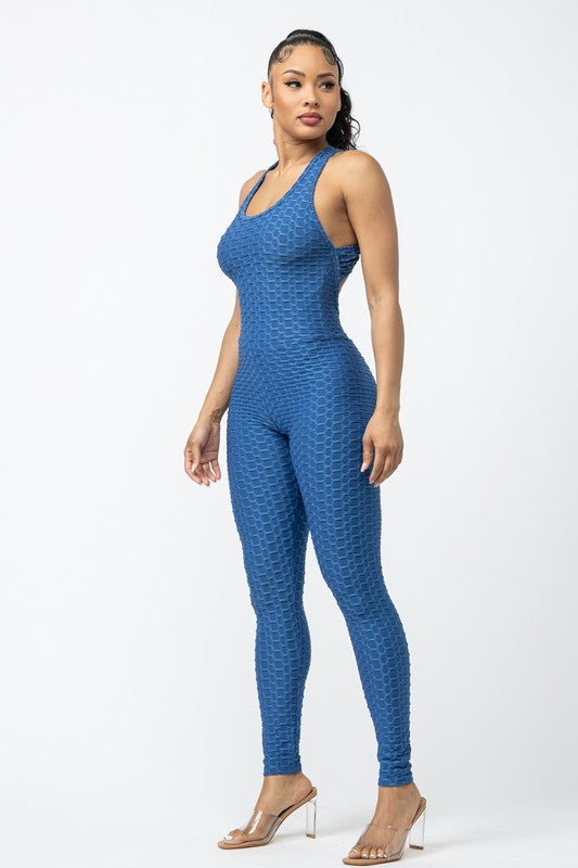 Tazoriah Blue Jumpsuit
