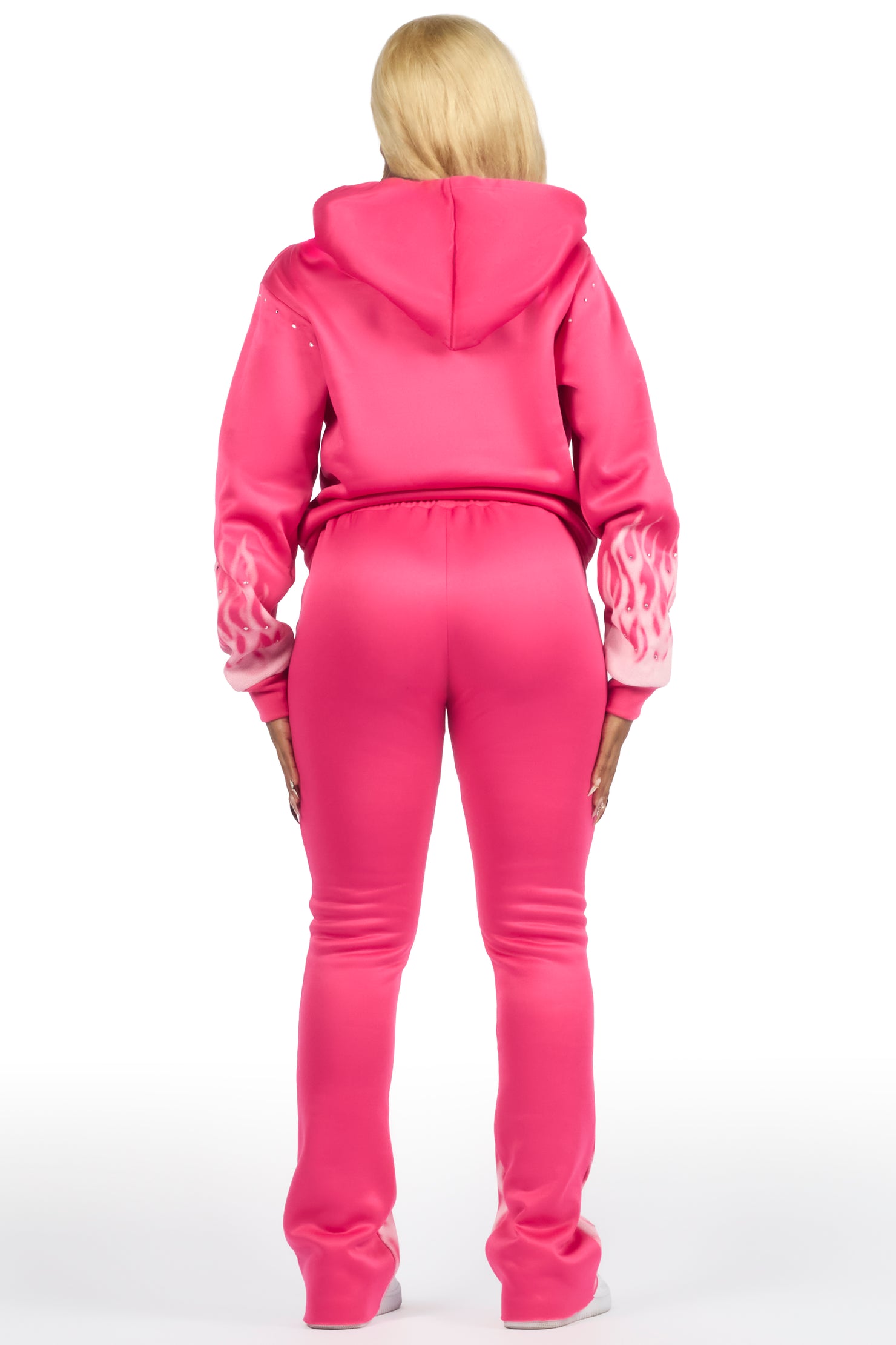 Neenah Hot Pink Rhinestone Stacked Track Set