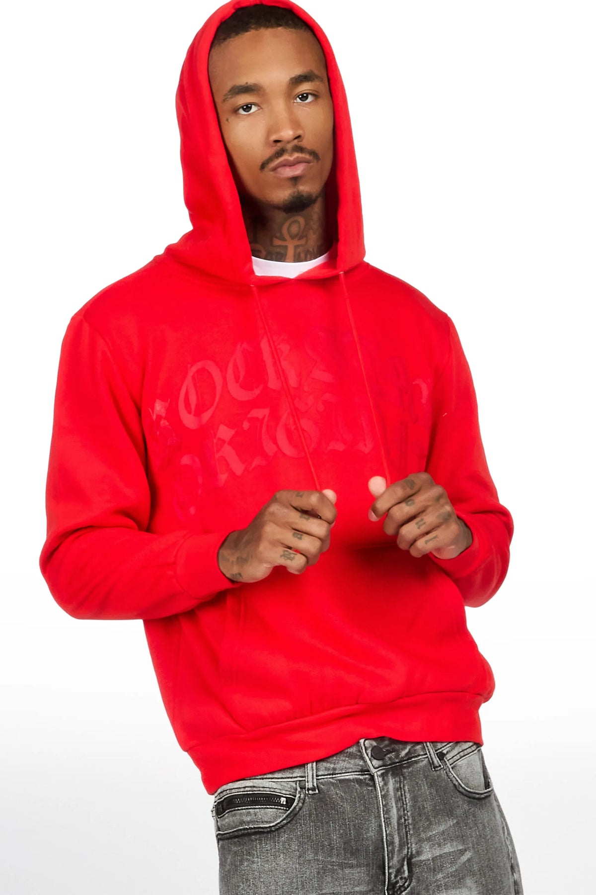 Michael Red Graphic Hoodie