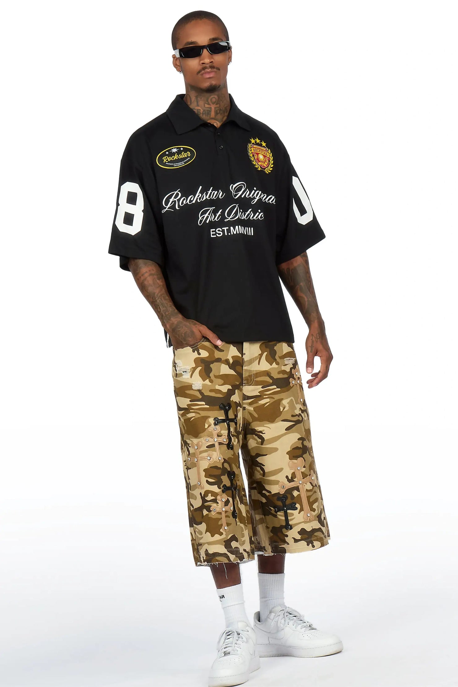 Amiro Black Polo Shirt