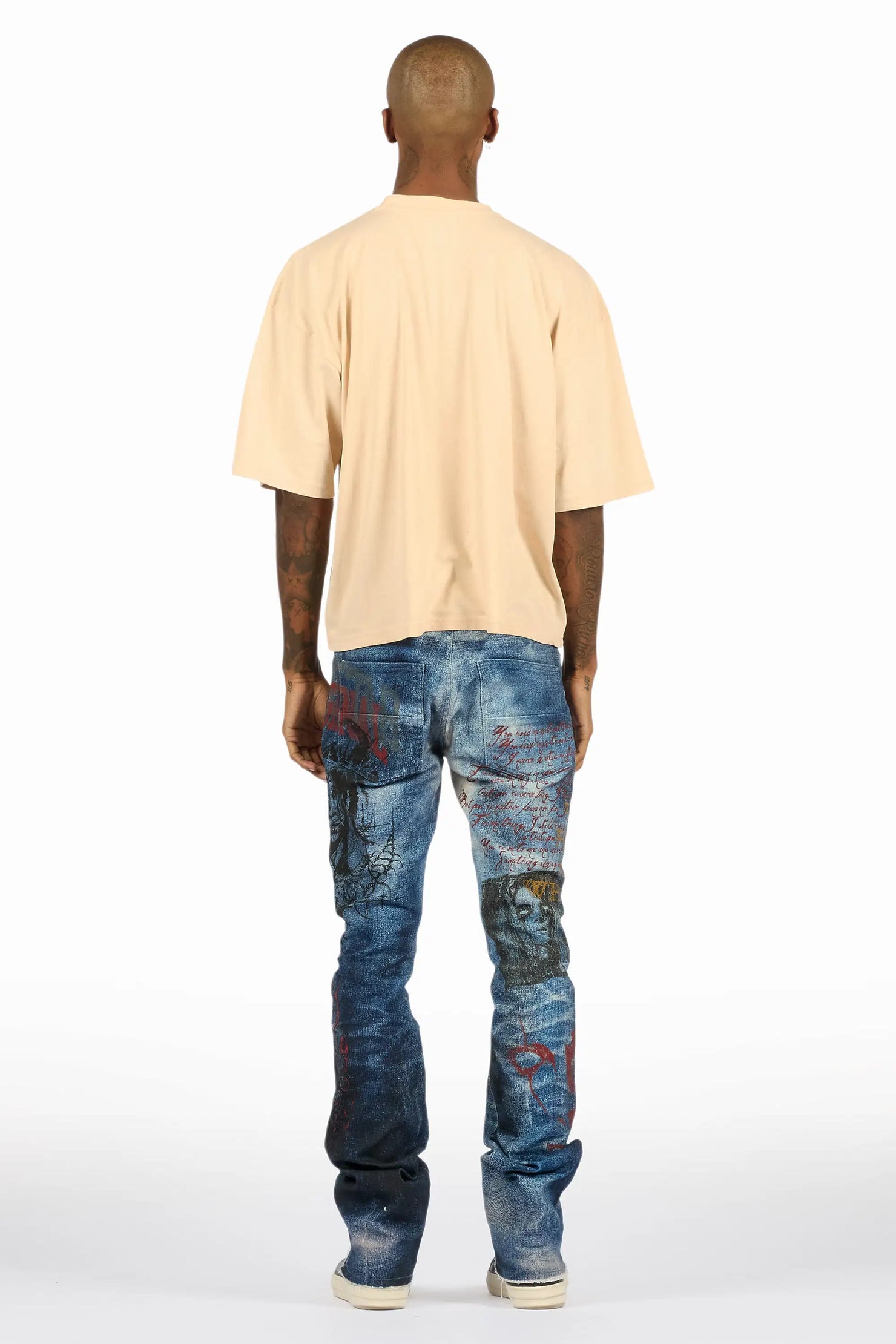 Blaytex Blue Stacked Flare Jean