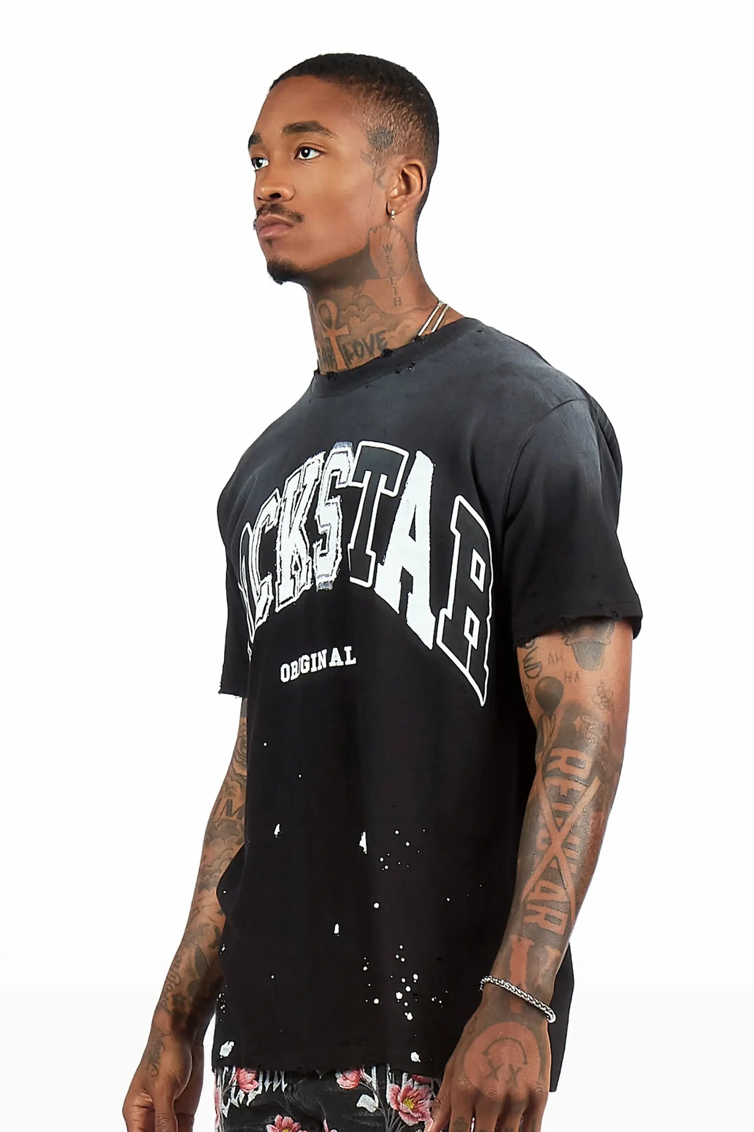 Bodie Black Oversized Graphic T-Shirt