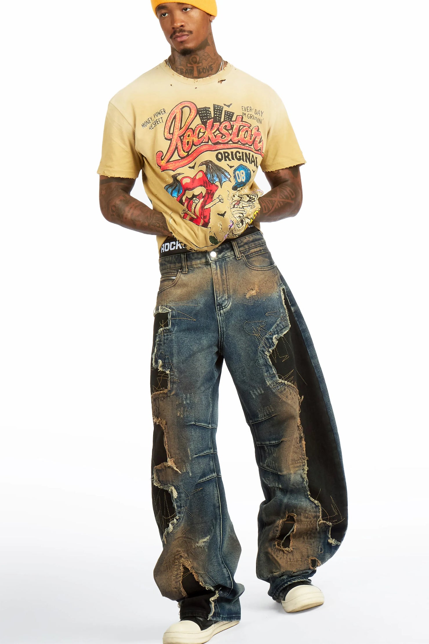 Tylen Blue Barrel Fit Jean