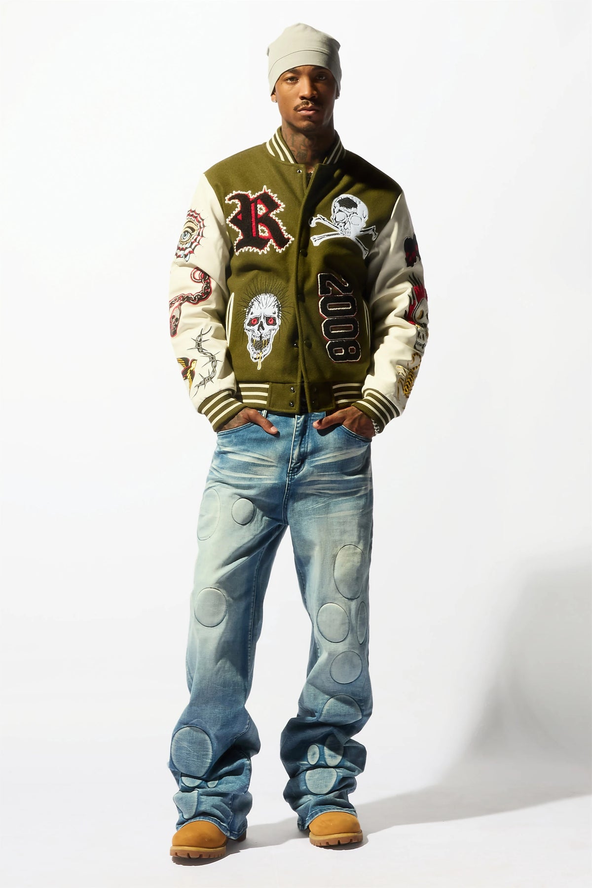 Ovol Blue Baggy Fit Jean