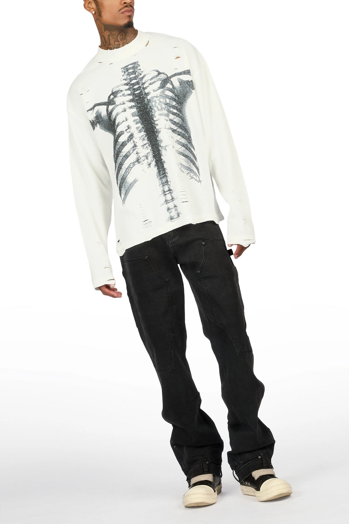 Zerah Black Straight Fit Jean