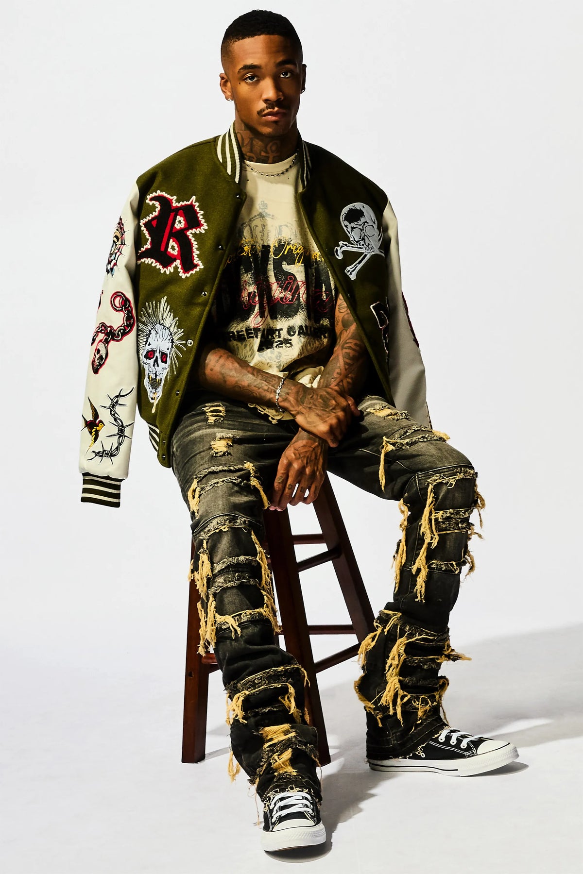 Irix Beige Oversized Graphic T-Shirt