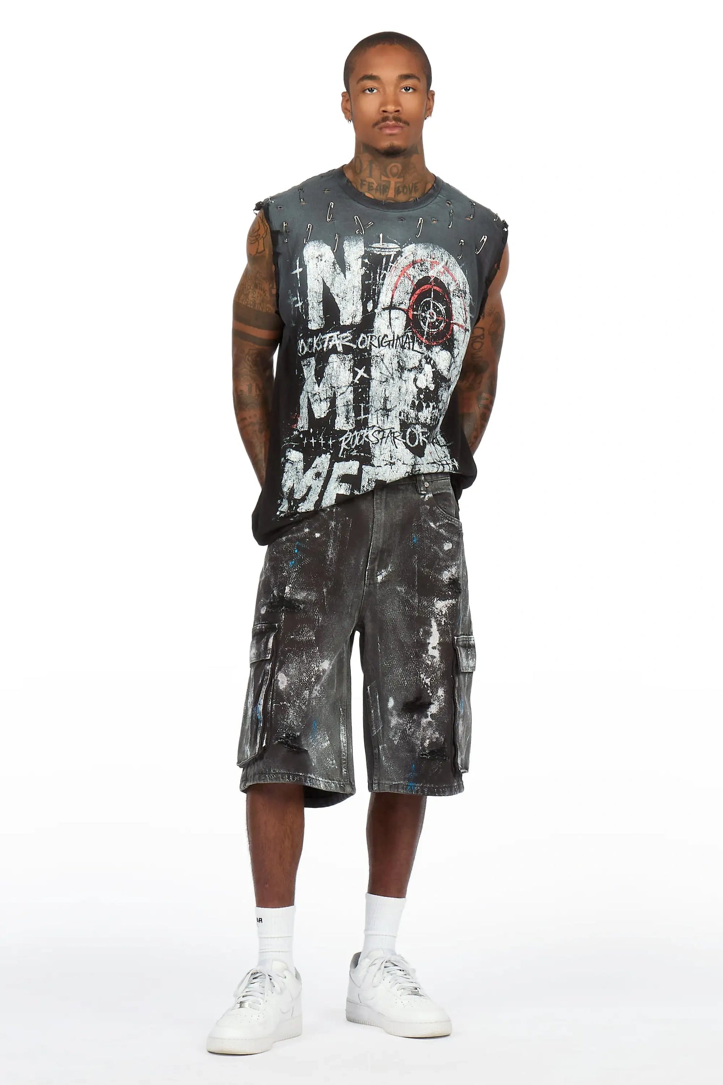 Fonte Black Denim Jort