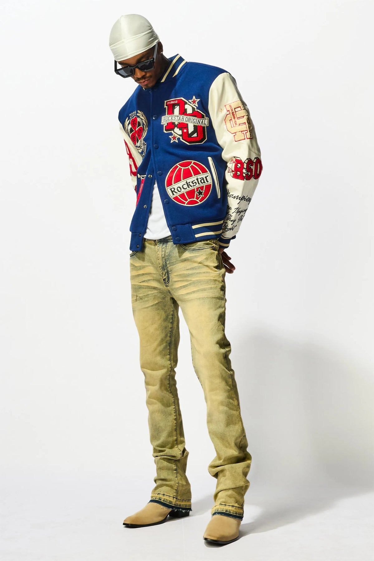 Curley Tint Blue Stacked Jean