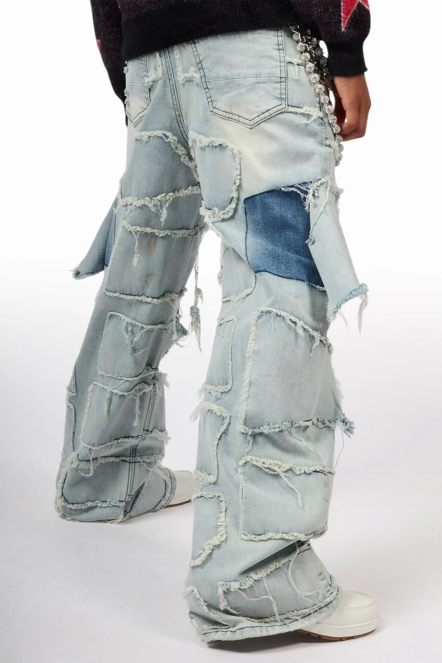 Boys Jacomus Blue Baggy Fit Jean