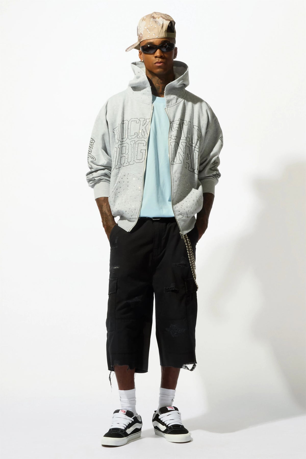 Bronsen Black Cargo Jort