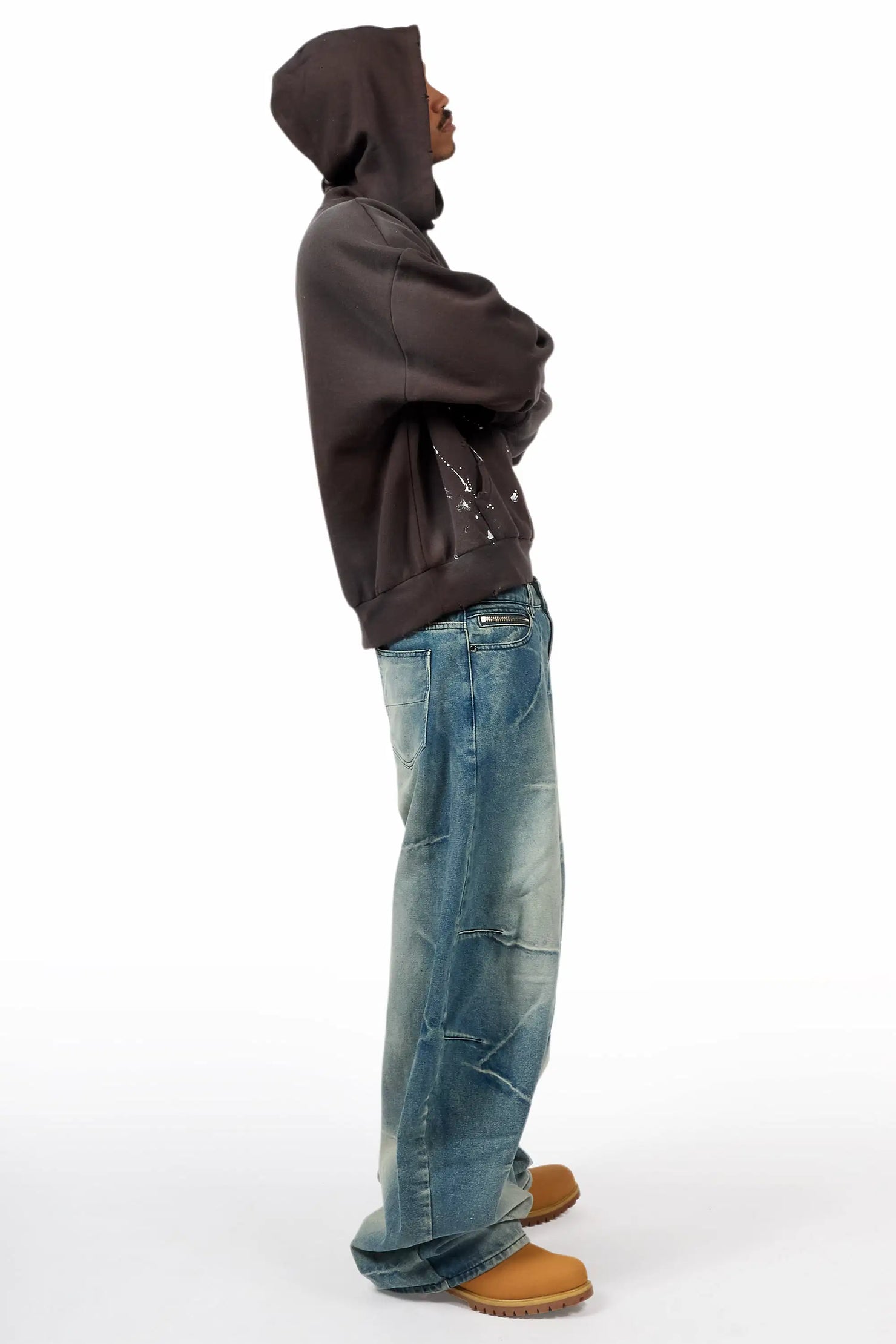 Harlem Blue Barrel Fit Jean