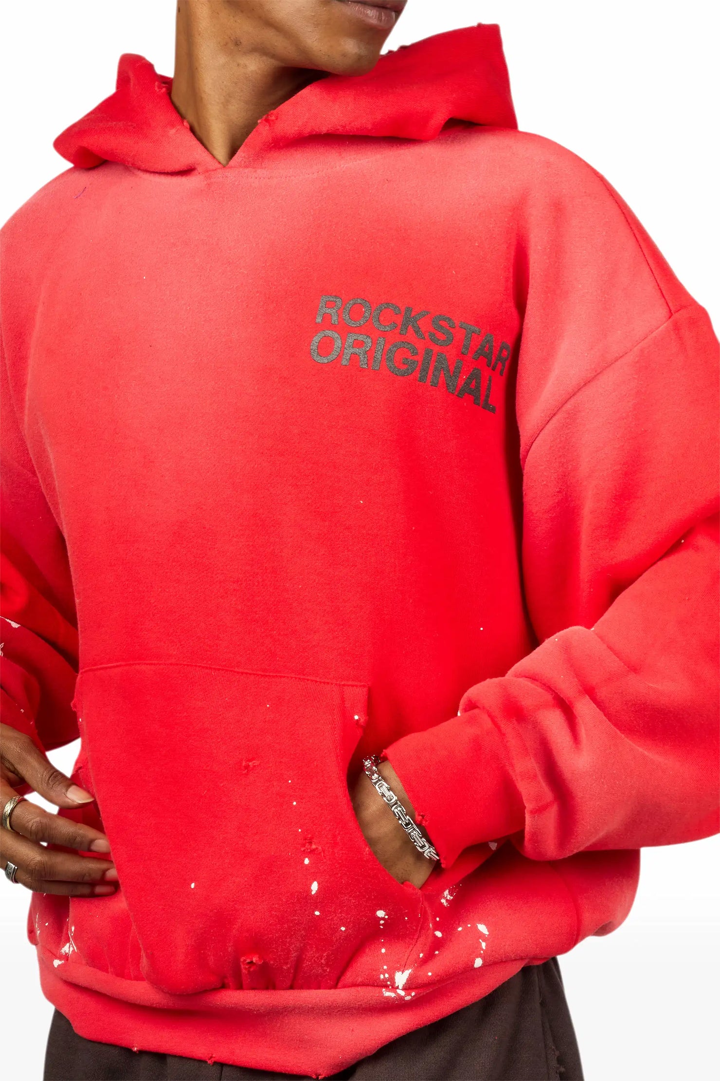 Reign Red Graphic Hoodie