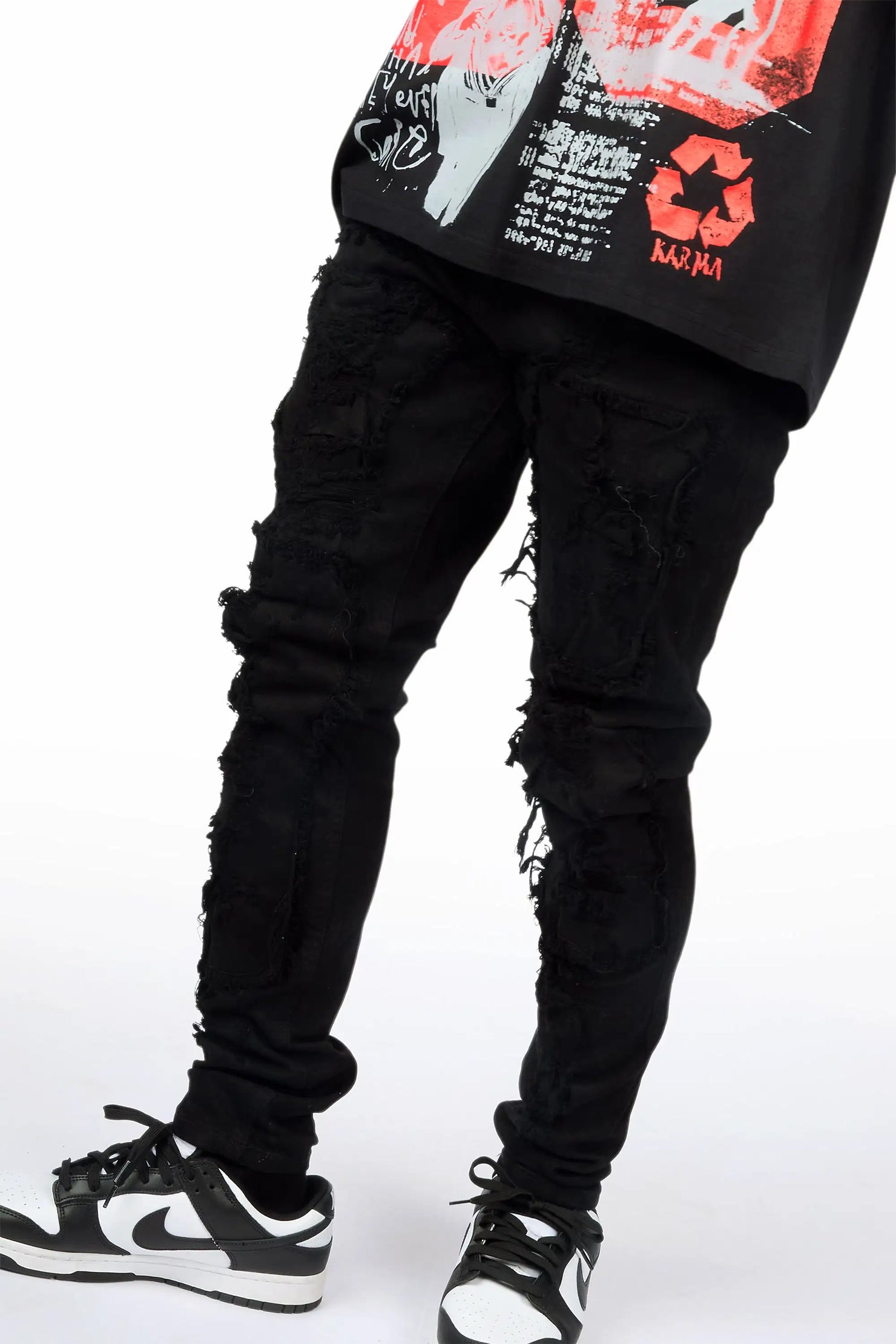 Eryl Black Slim Fit Jean