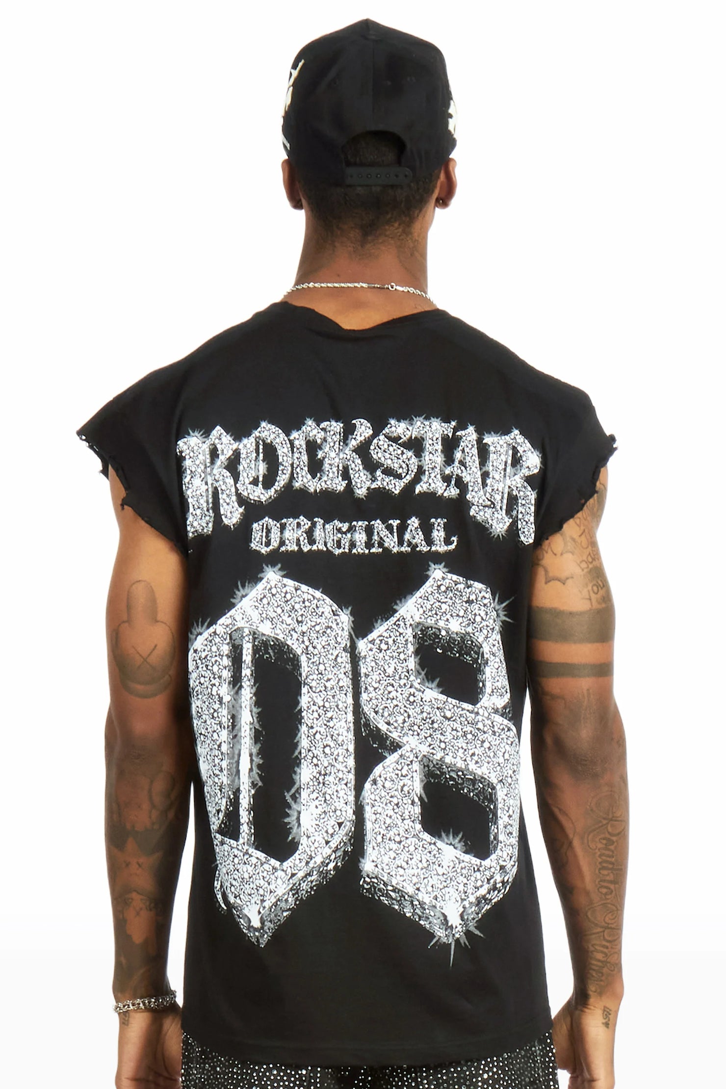 Noctis Black Cut off Tee