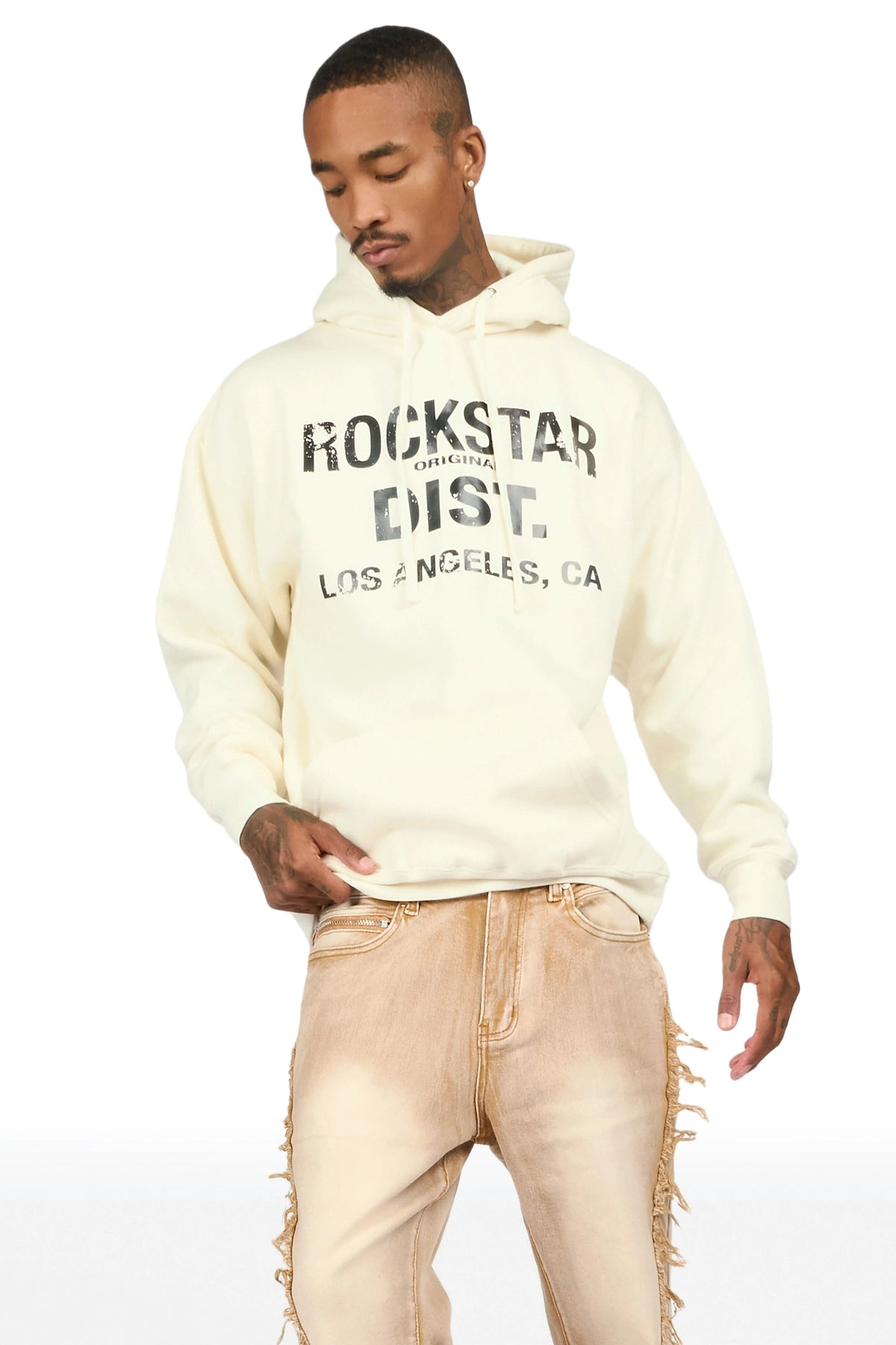 Zeno Cream Graphic Hoodie