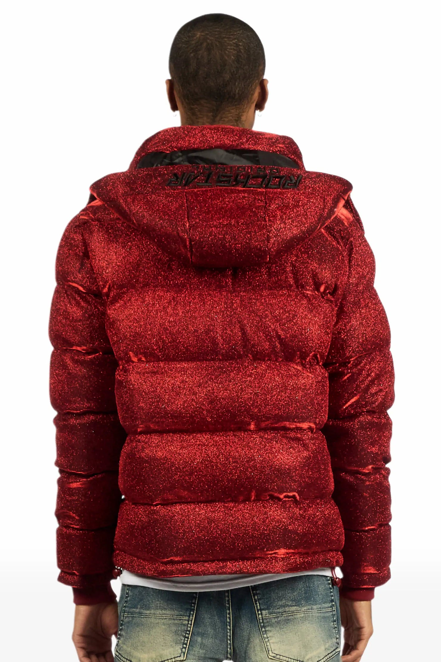 Gleam Red Puffer Jacket
